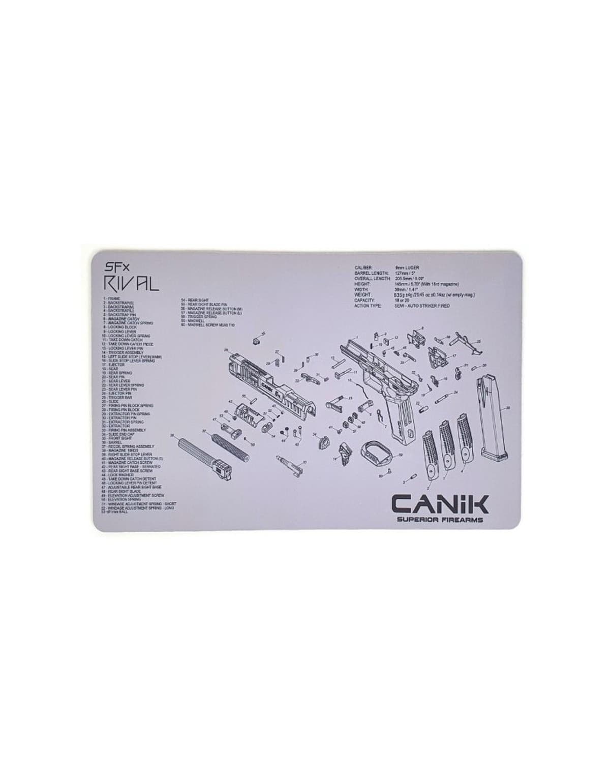 TAPIS DE NETTOYAGE SFX RIVAL