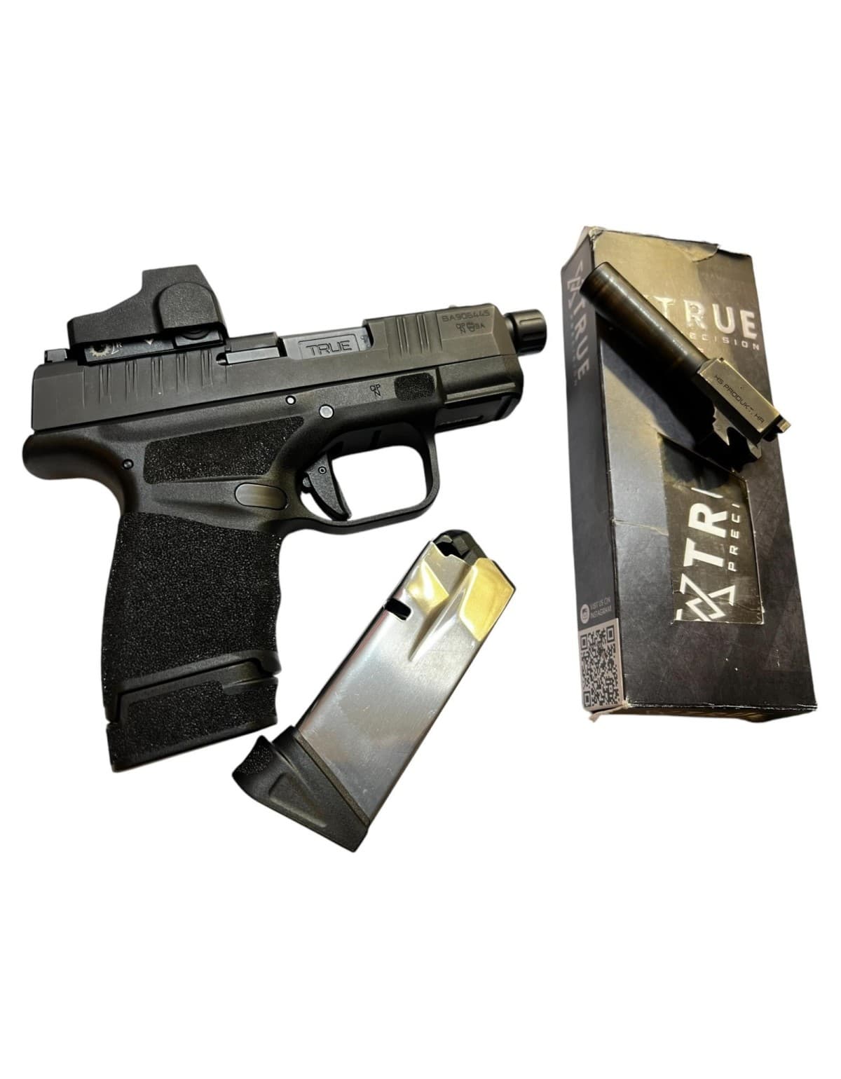 Pack Springfield H-11 avec Canon True Barrel 9x19 mm et Point Rouge Swamfox Sentinel : Performance et Élégance d’Occasion