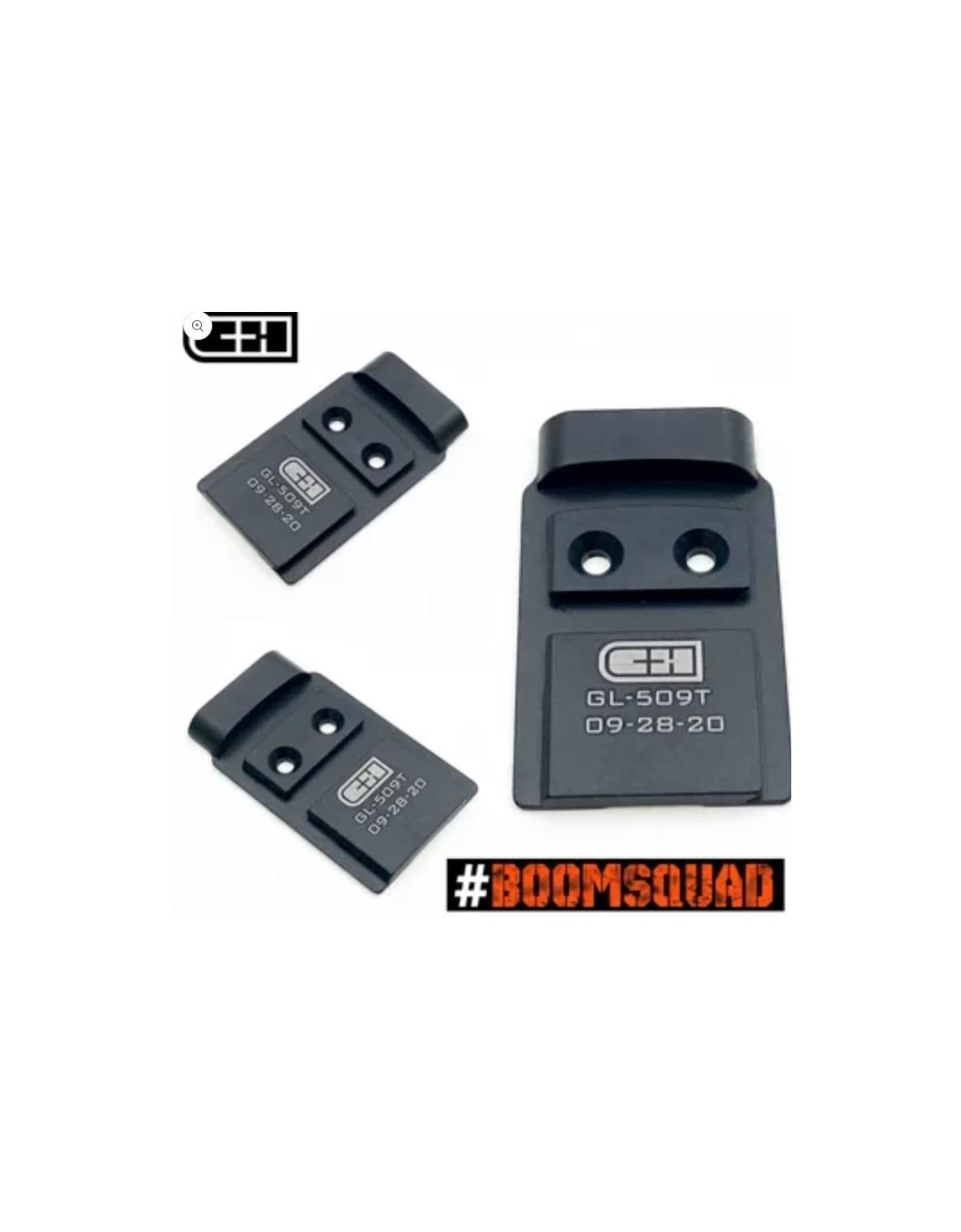 PLAQUETTE ADAPTATRICE HOLOSUN 509T POUR GLOCK MOS