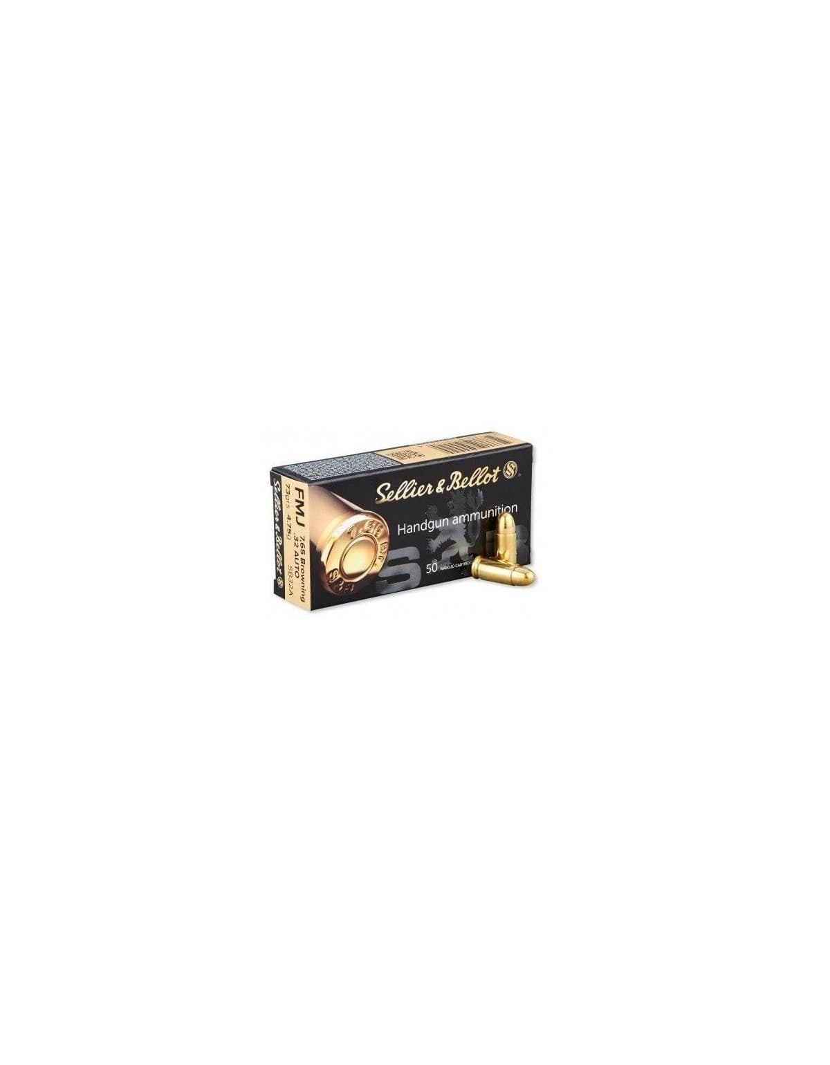 MUNITION SB 7.65BR/32ACP FMJ