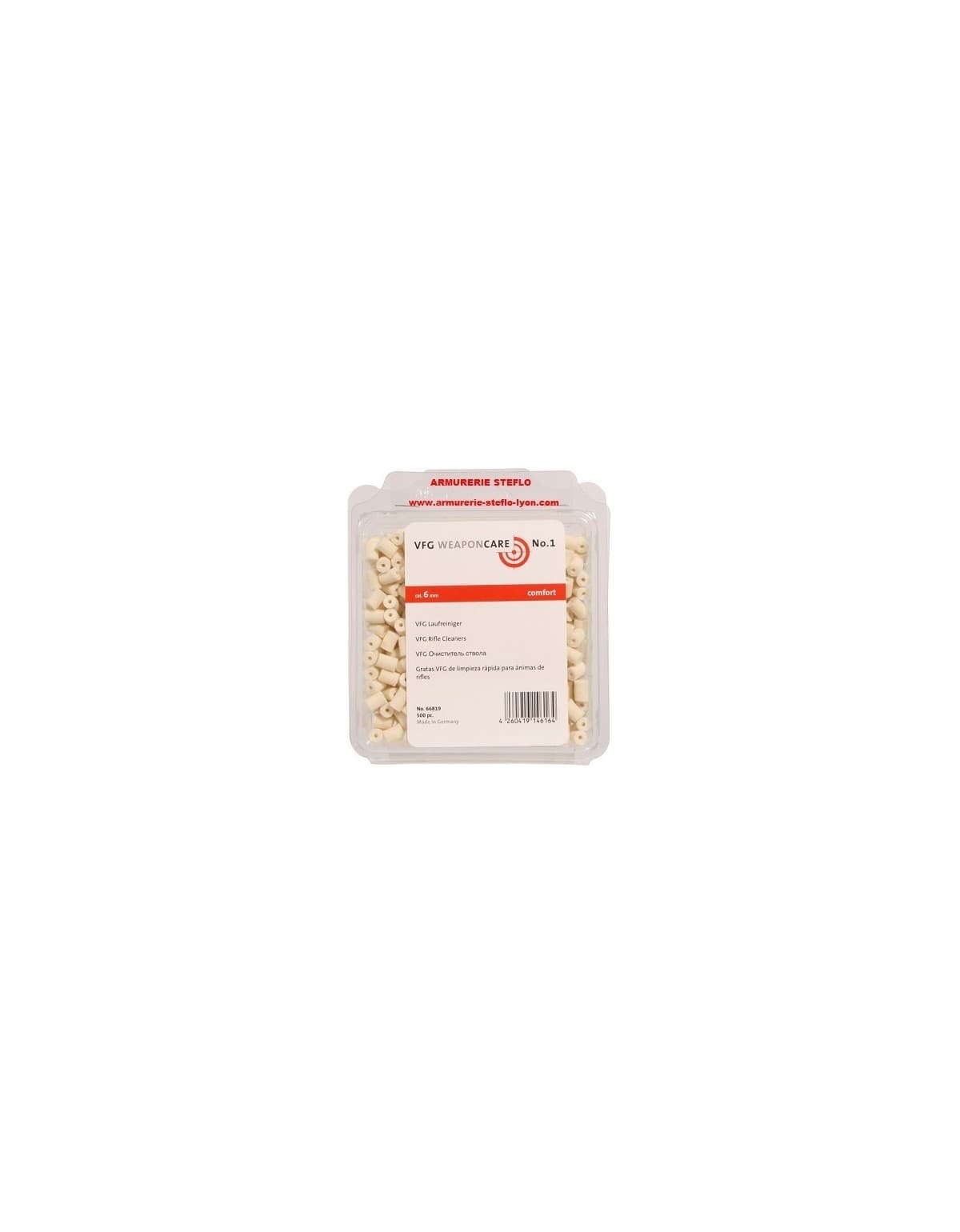 TAMPONS DE NETTOYAGE VFG CAL 6MM X500