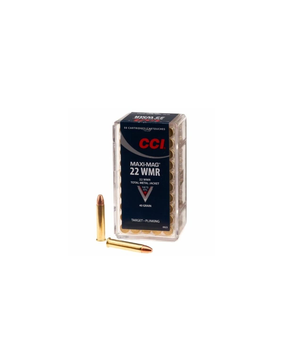 MUNITION CCI  22 WMR HP MAXI MAG