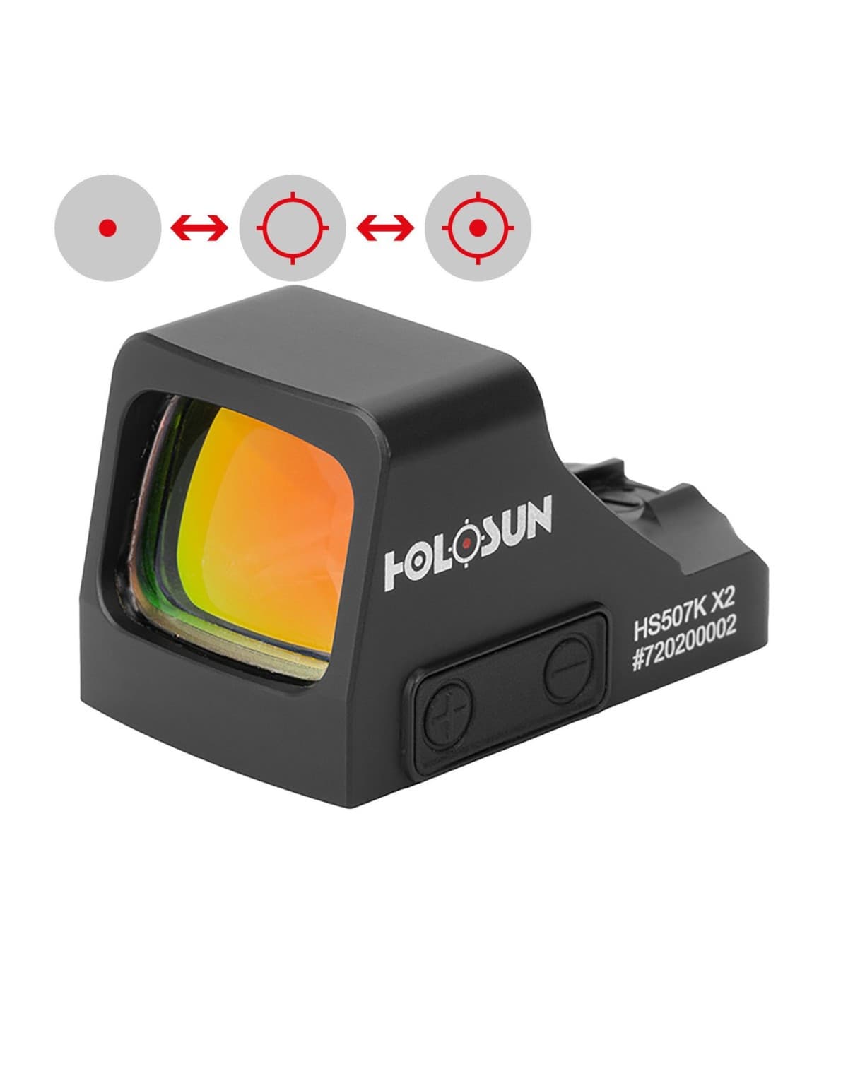 POINT ROUGE HOLOSUN HS507K ROUGE