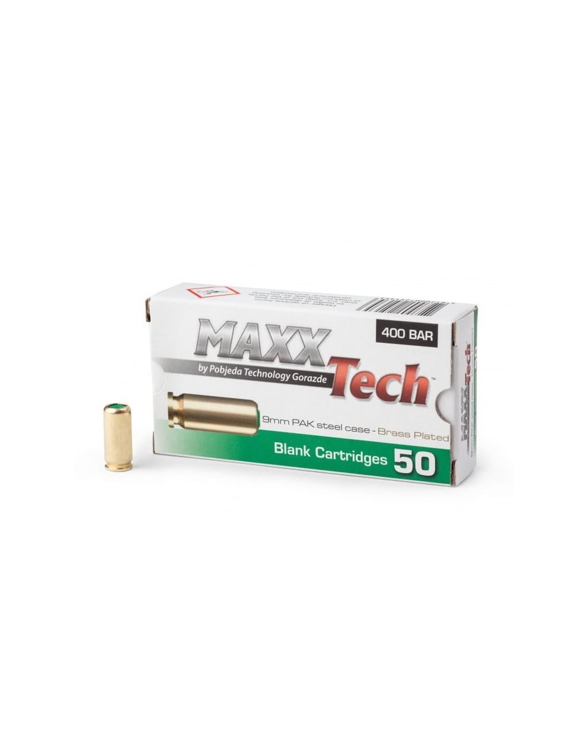 MUNITIONS MAXXTECH POBJEDA 9MM PAK X50