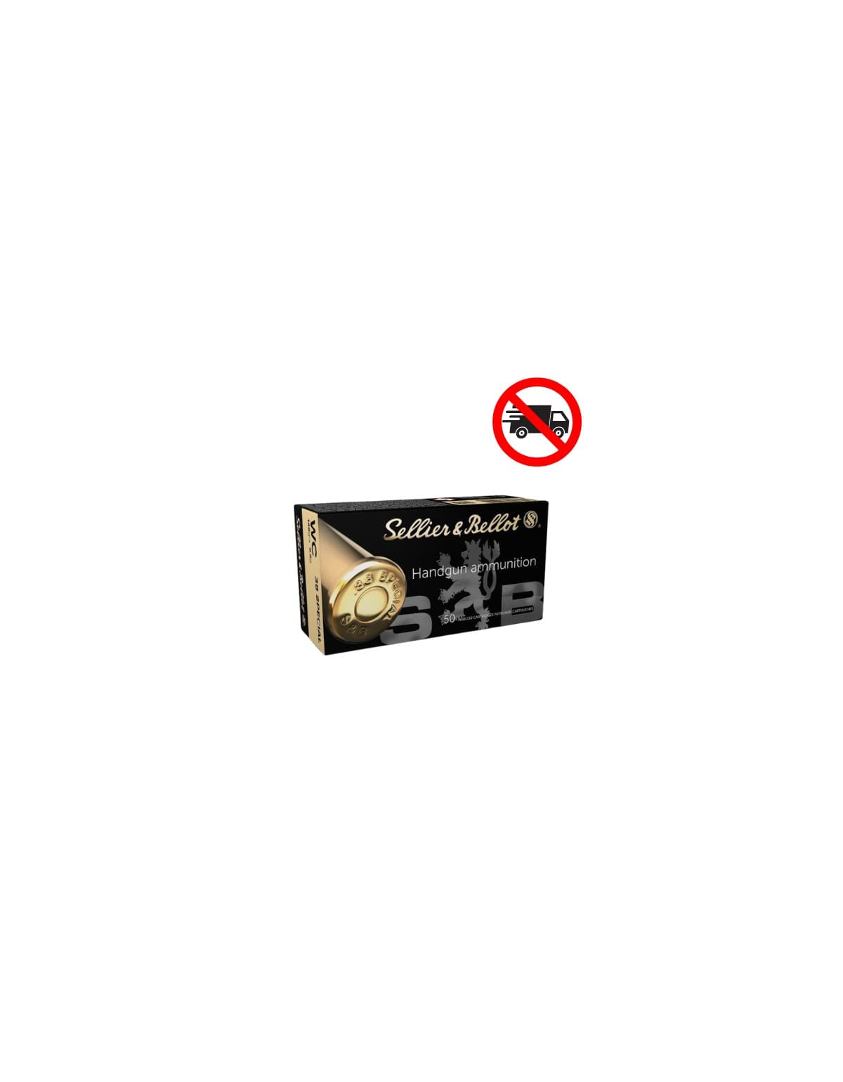 MUNITION SB 38SP 148GR WC X50