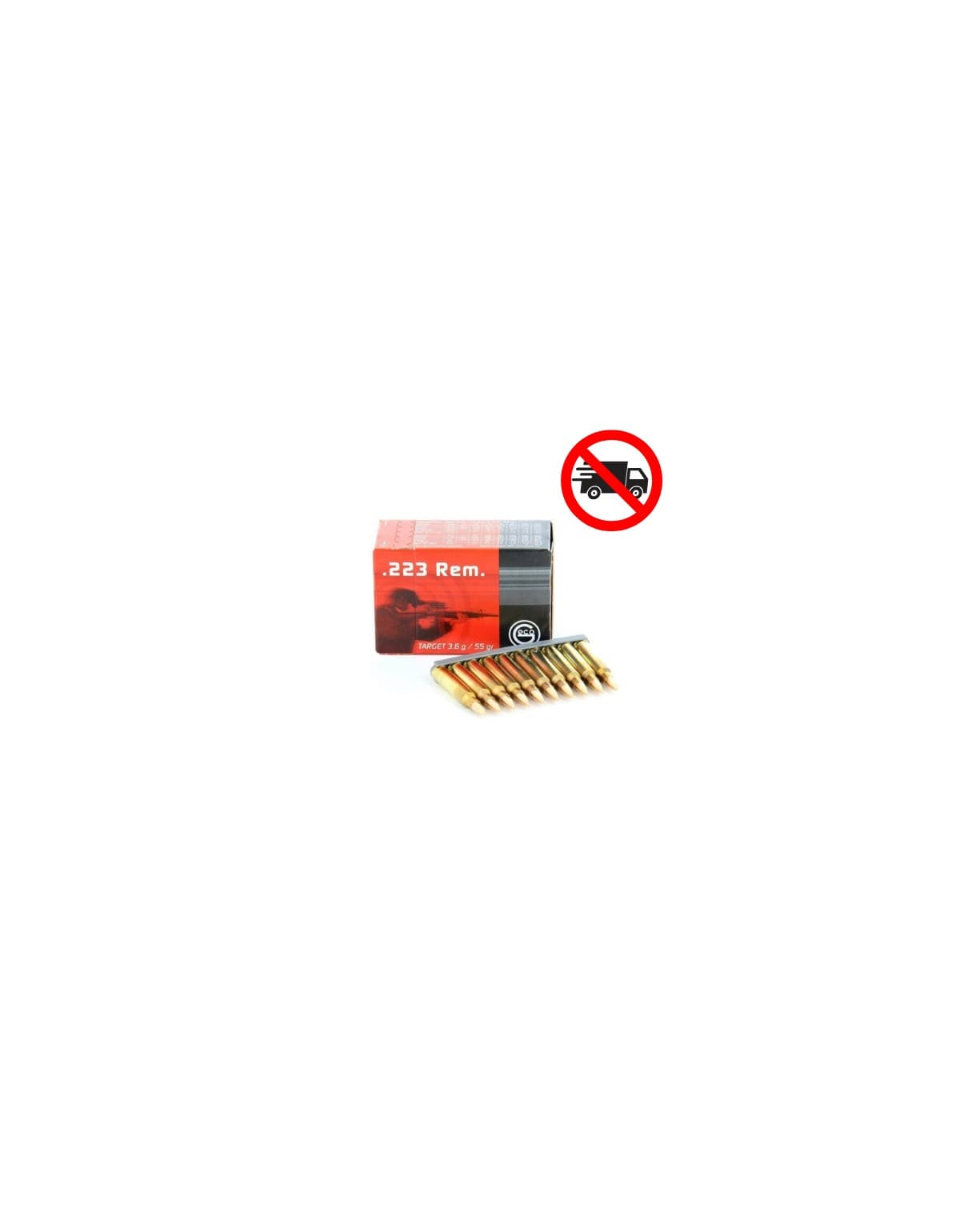 MUNITIONS GGG 223REM 55 GR X50
