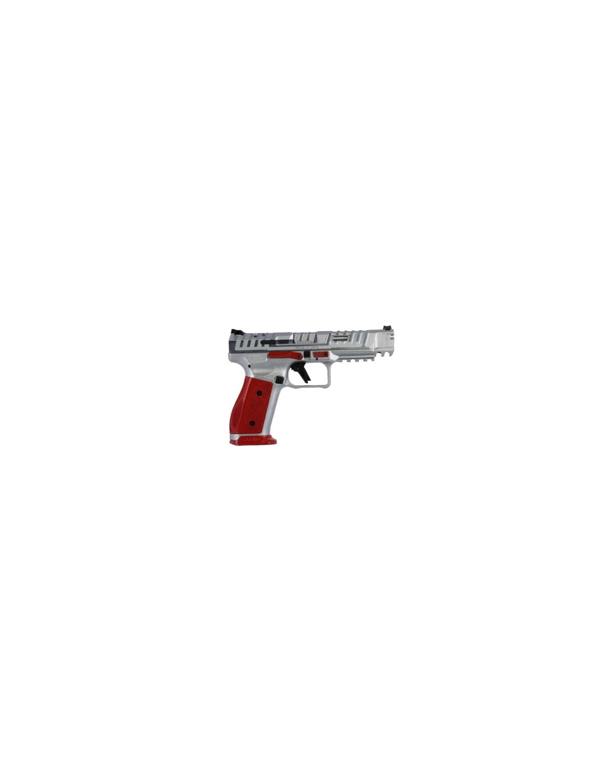 PISTOLET CANIK SFX RIVAL S CHROME CALIBRE 9X19  ROUGE