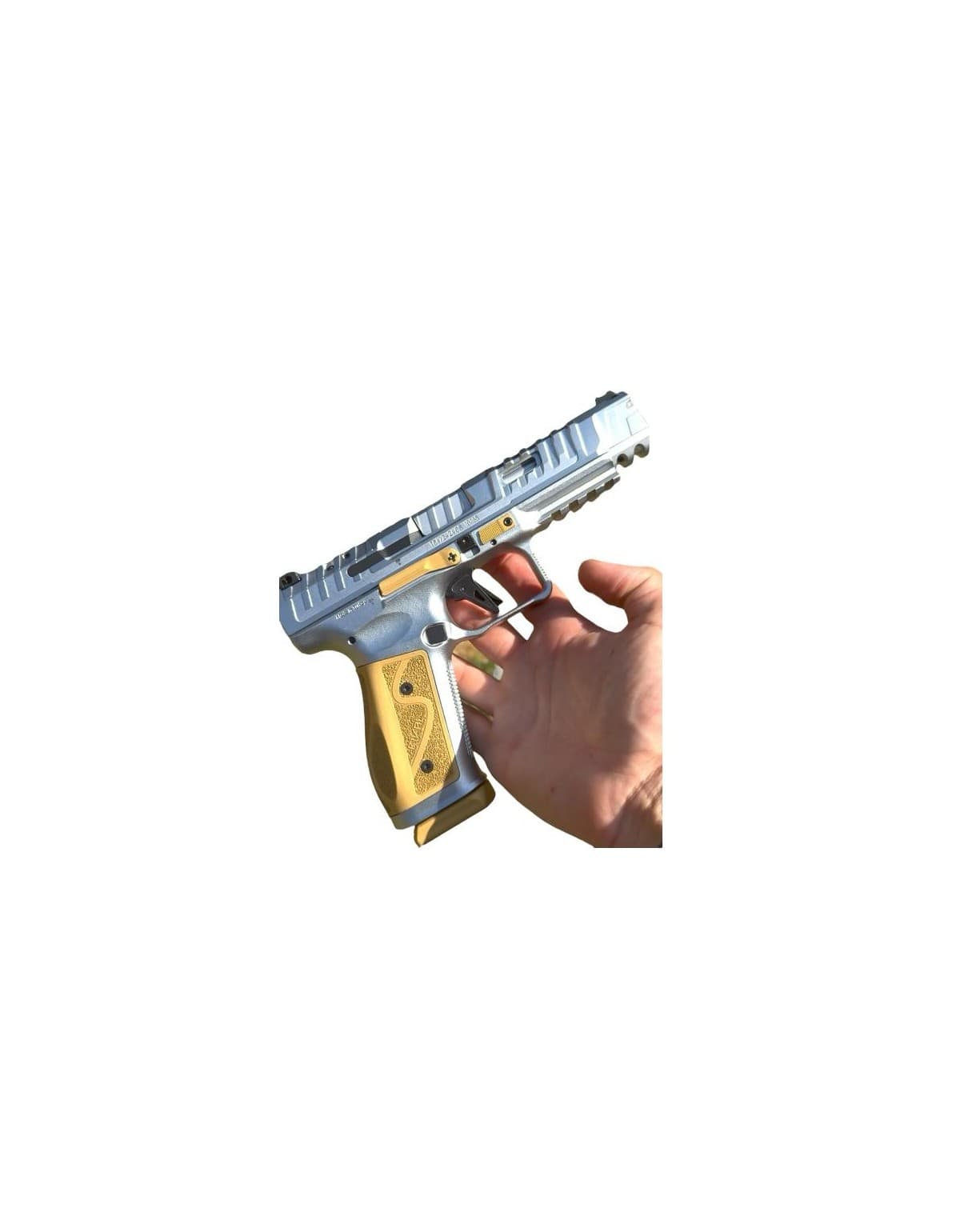 PISTOLET CANIK SFX RIVAL S CHROME CALIBRE 9X19 GOLD