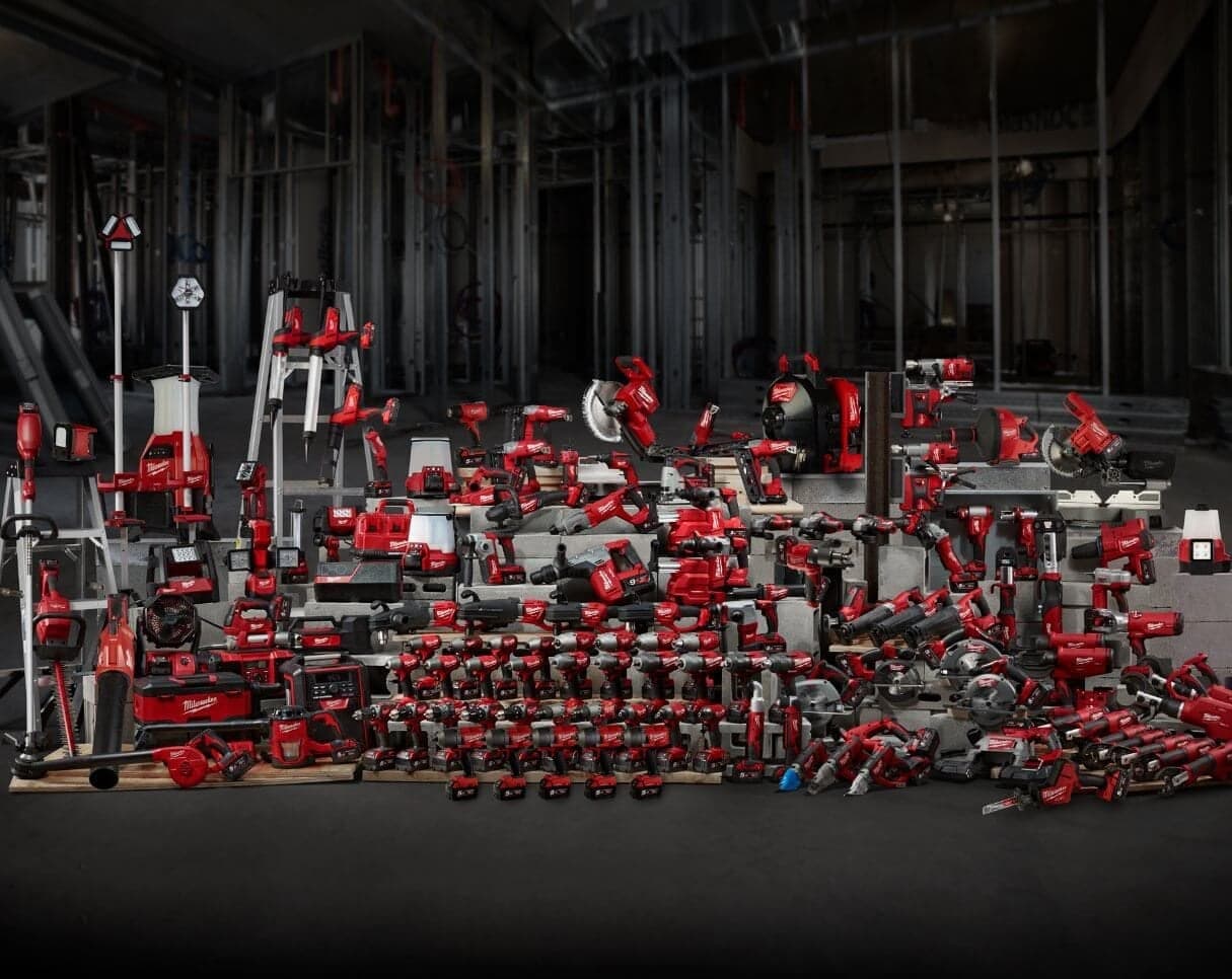 Gamme d’outillage sans-fil Milwaukee M18