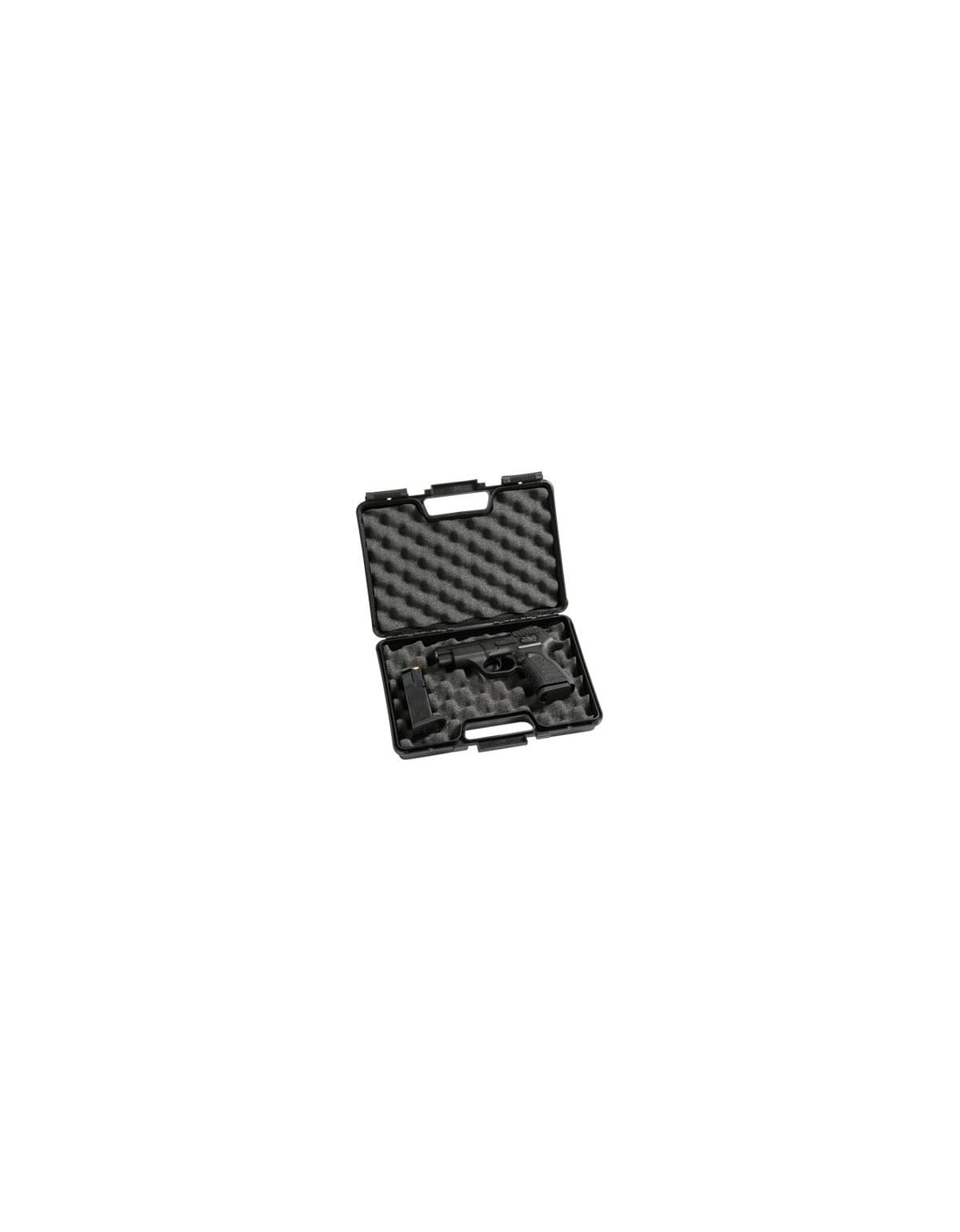 MALLETTE POUR ARME DE POING FERMETURE 2 PTS COULISSANTS