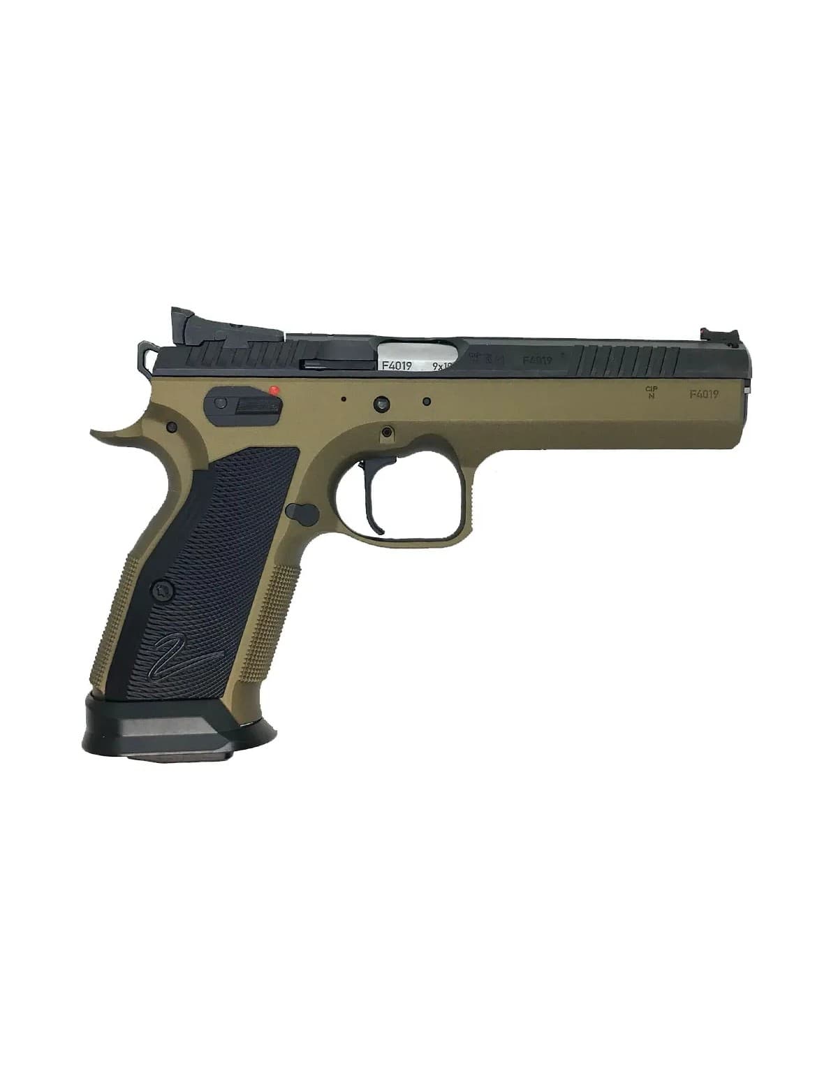 PISTOLET CZ (CESKA ZBROJOVKA) TACTICAL SPORT 2 "TS2"DEEP BRONZE CALIBRE 9X19