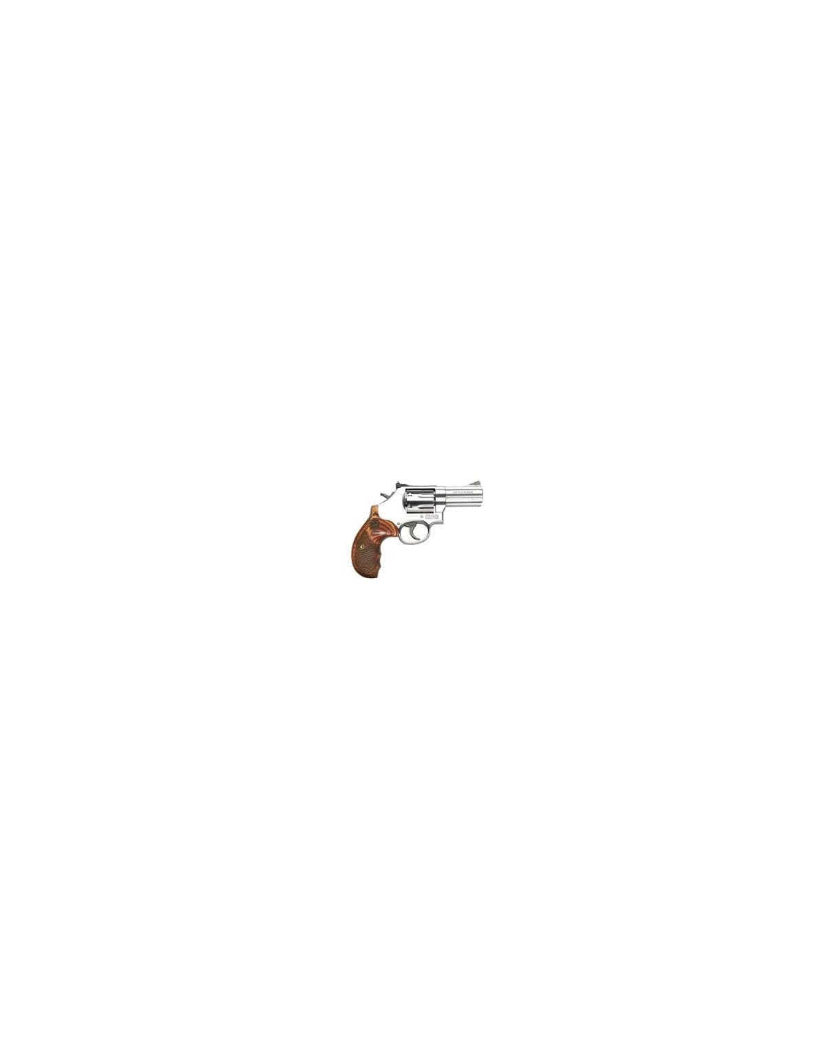 REVOLVER SMITH & WESSON MOD 686 "PLUS" LUXE 7 CPS 3" CROSSE BOIS CALIBRE 357 MAGNUM