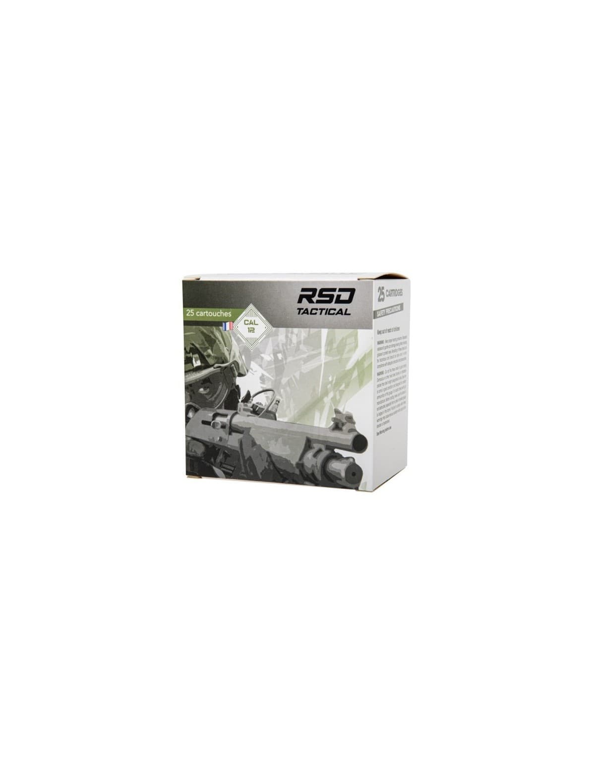 CARTOUCHE JOCKER RSD TACTICAL CAL12/70 SLUG 28GR X 25