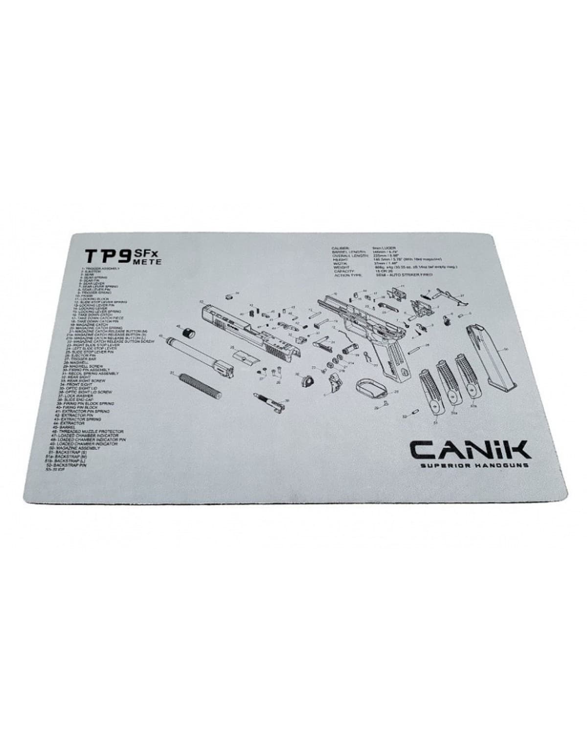 TAPIS DE NETTOYAGE TP-9 SFX METE