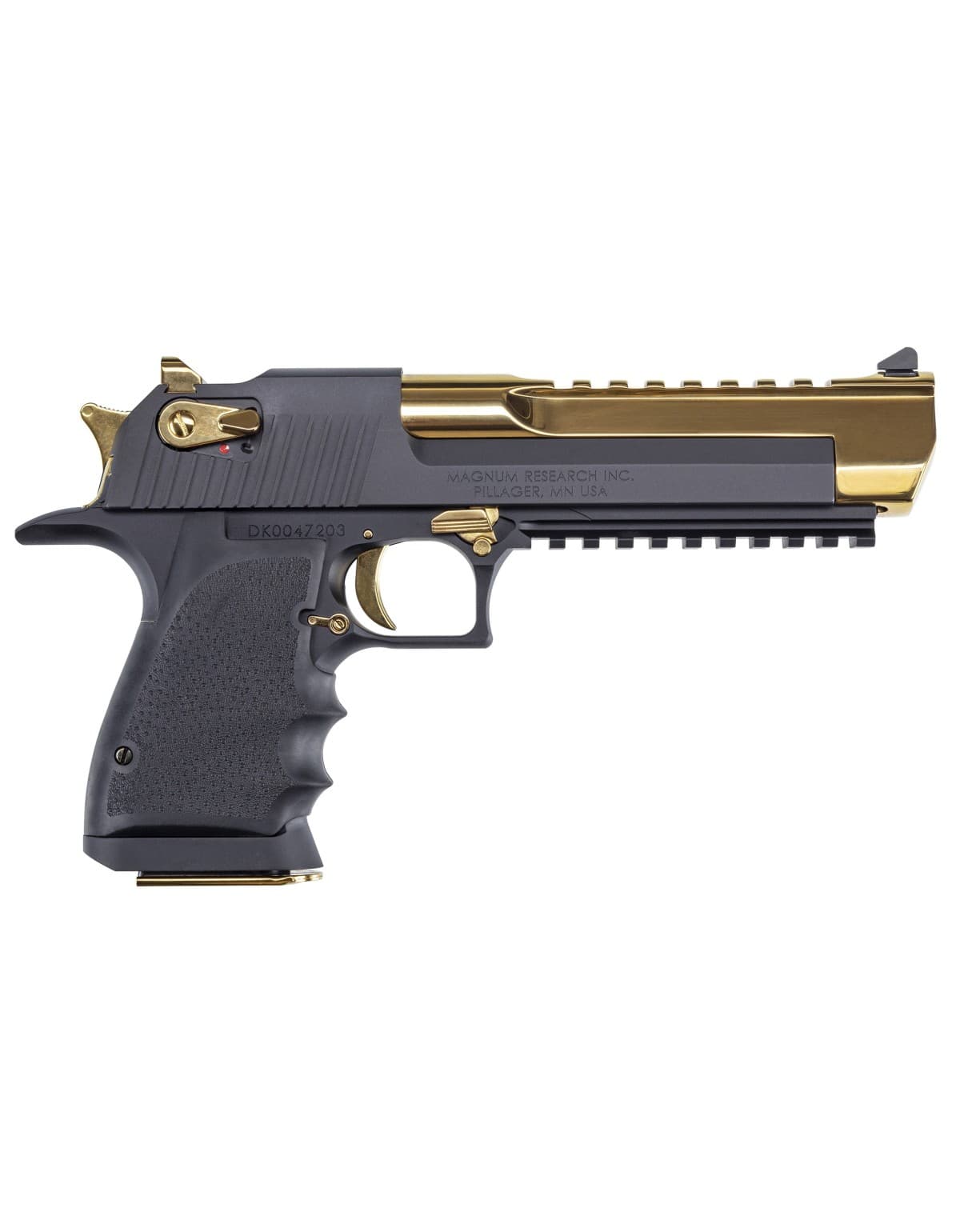PISTOLET DESERT EAGLE ALU BLACK/GOLD CALIBRE 44MAG 6"