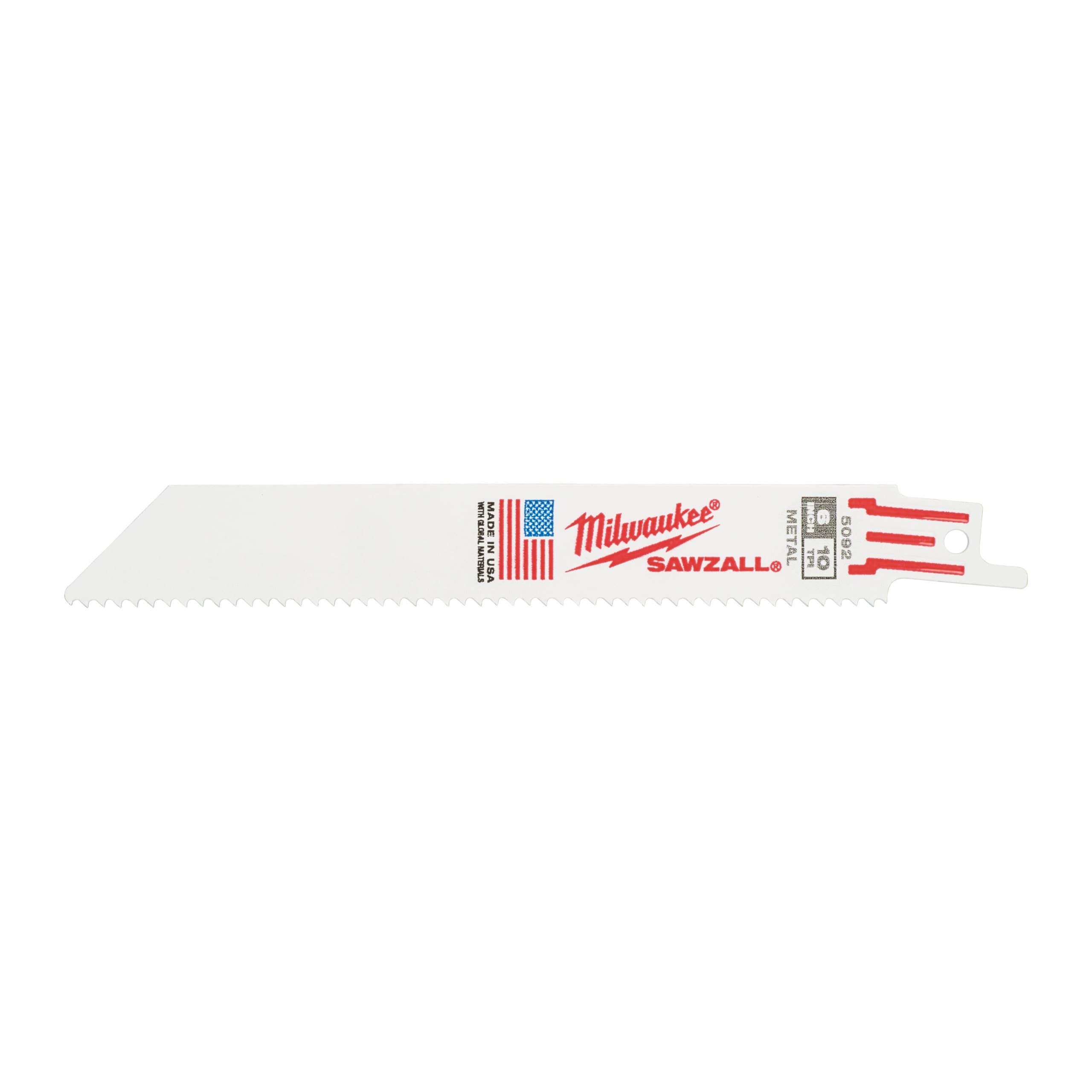 Milwaukee 150mm x 10 Tpi - 5 pc