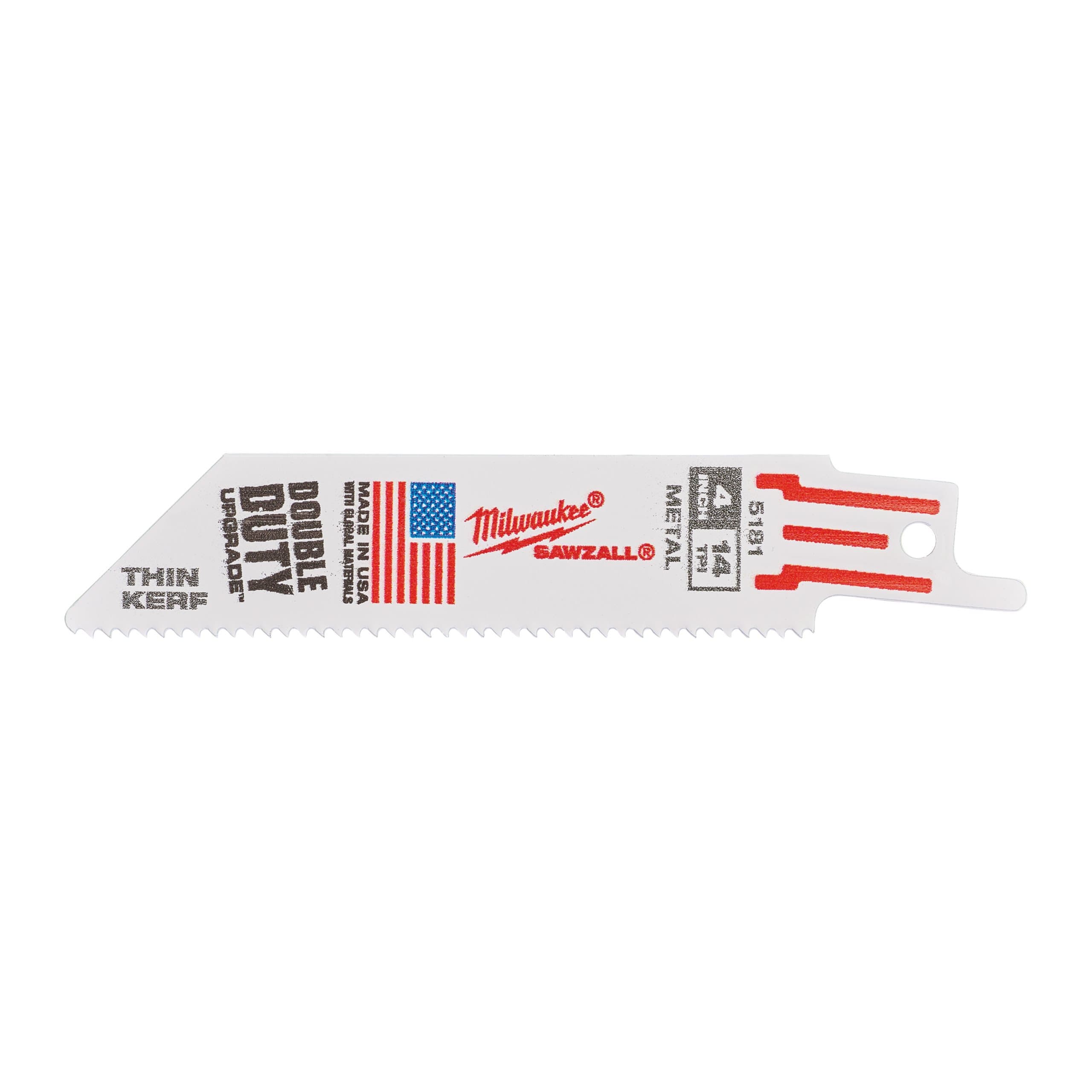 Milwaukee 100mm x 14 Tpi - 5 pc
