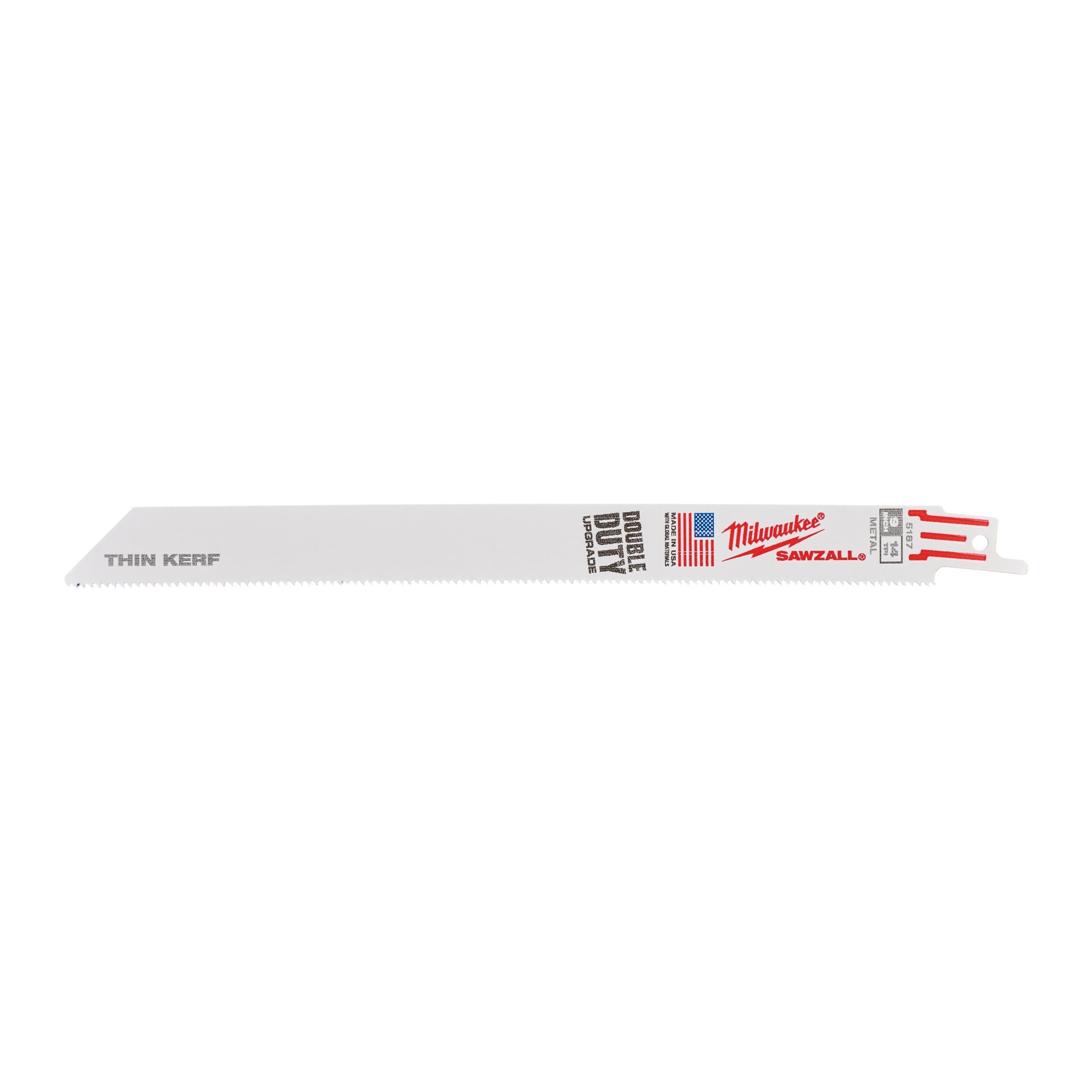 Milwaukee 230mm x 14 Tpi - 5 pc