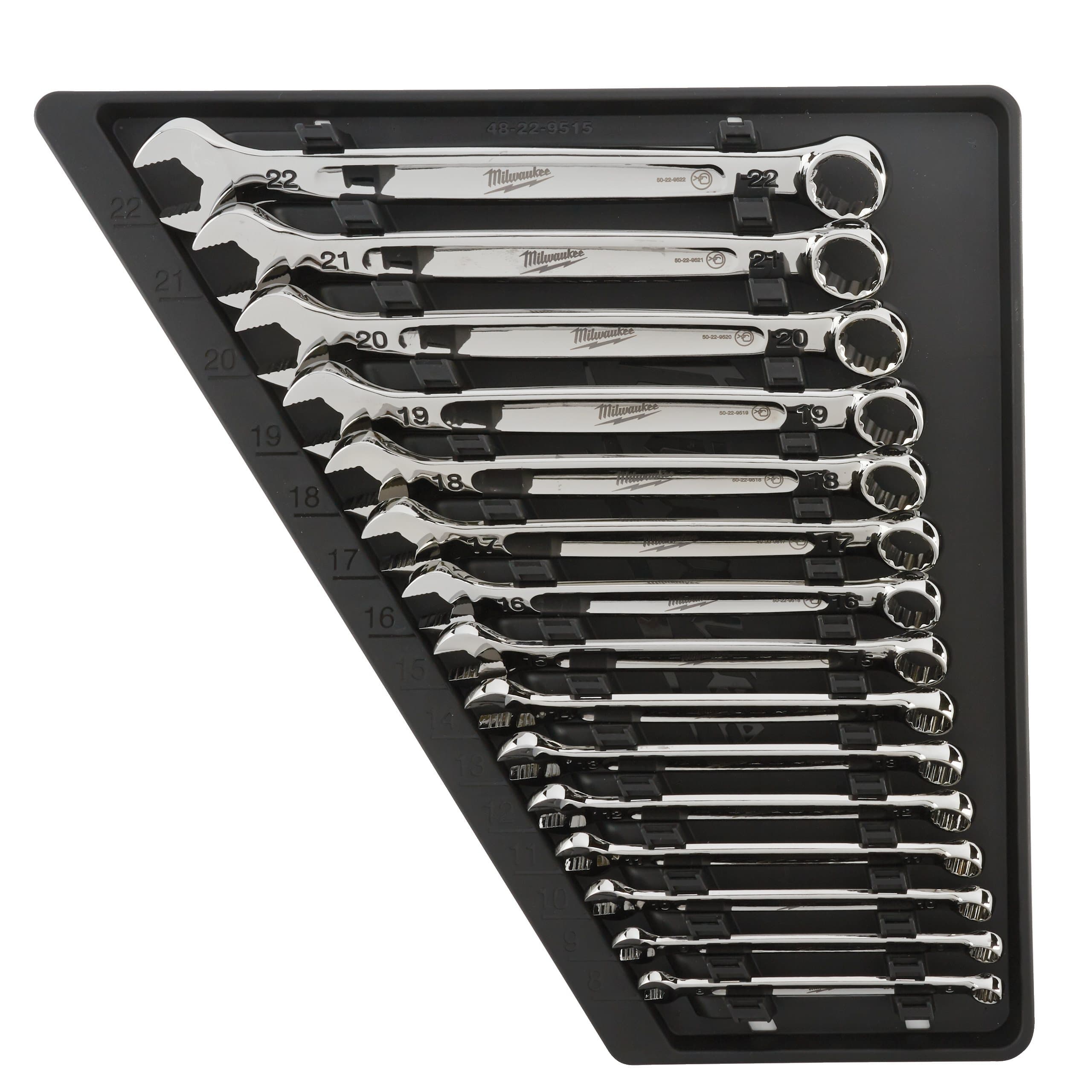 Milwaukee 15 pc Maxbite Metric Comb. Spanner Set – 1pc