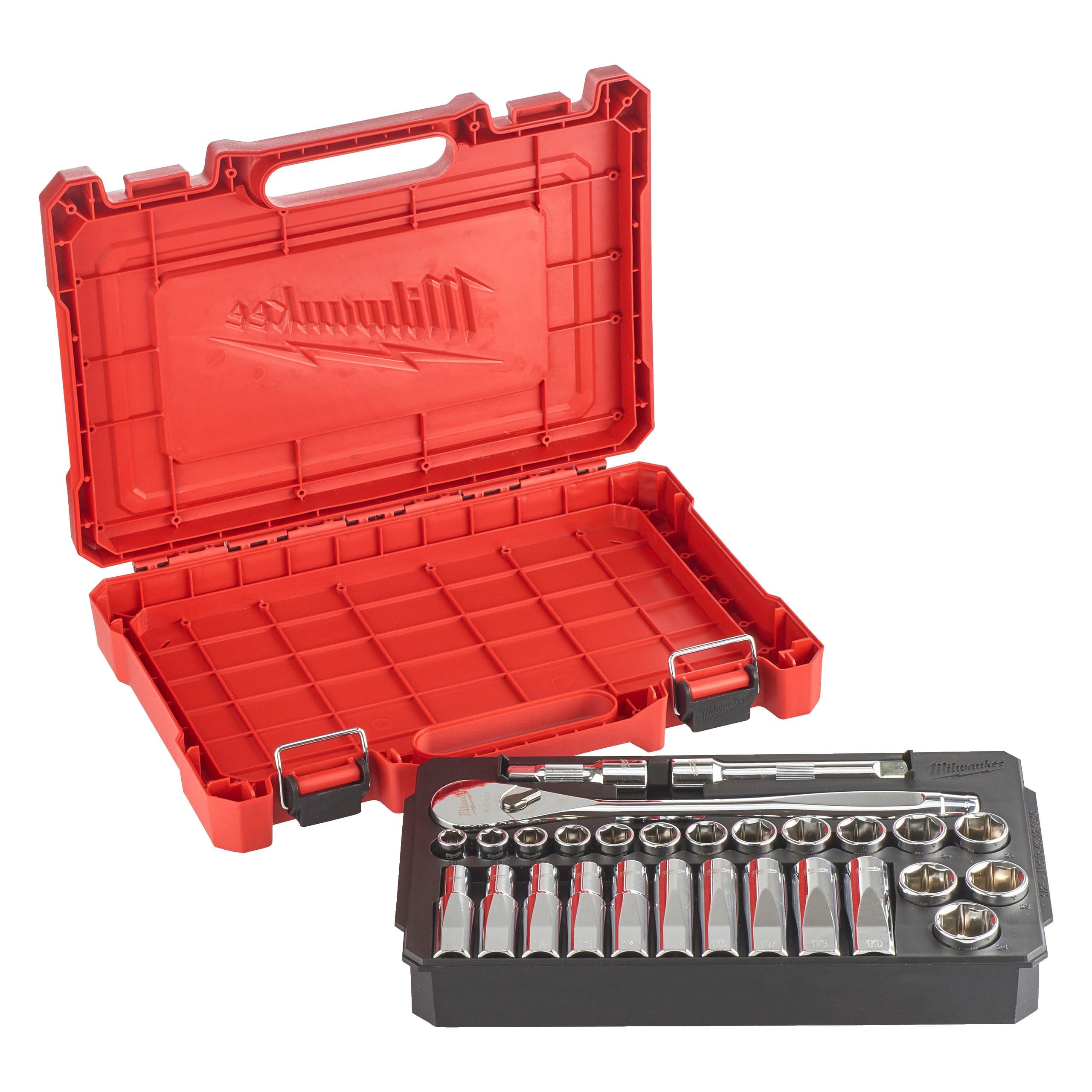 Milwaukee 1/2 Metric Ratchet + Socket Set