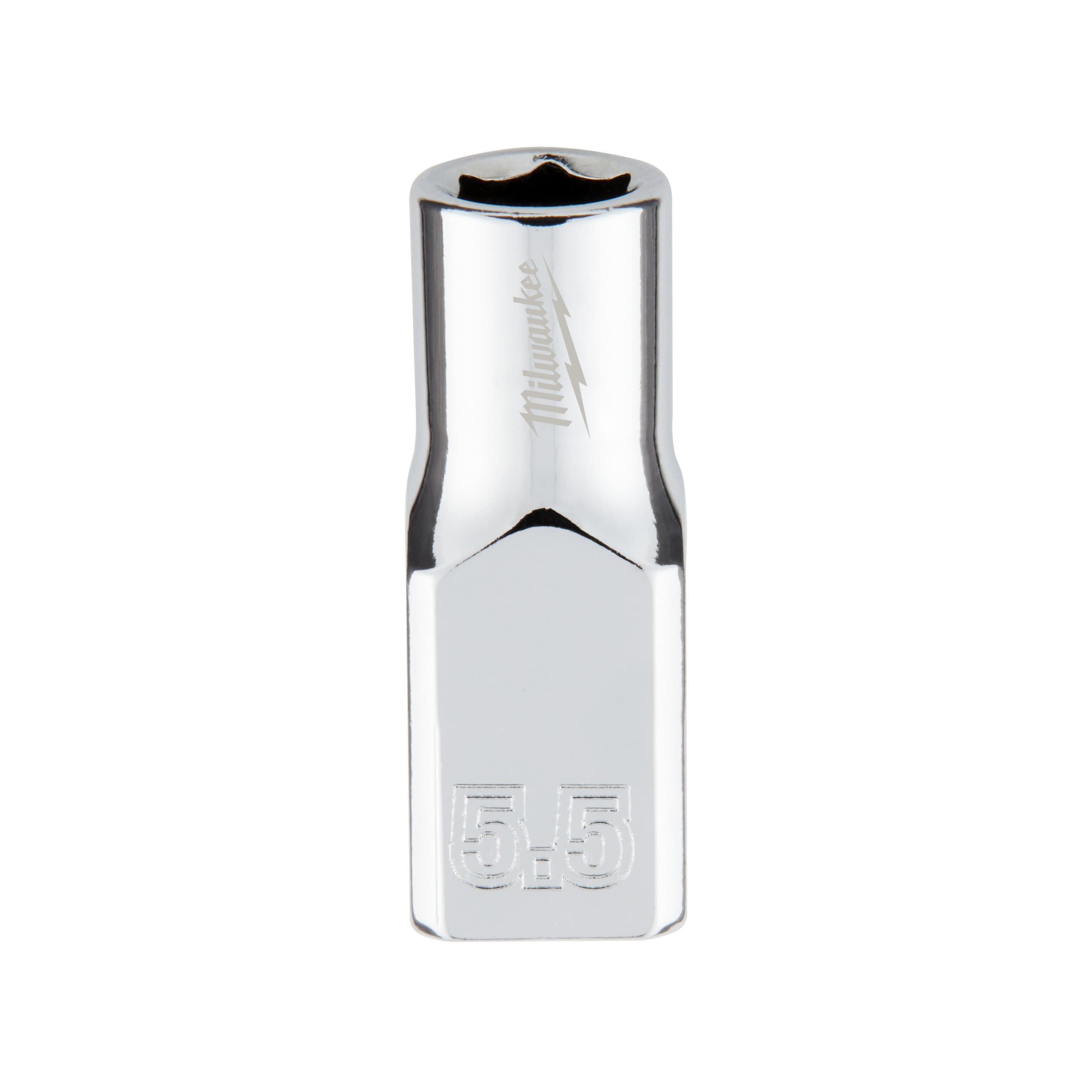 Milwaukee 1/4 Drive Socket - Metric Standard - 5.5 mm