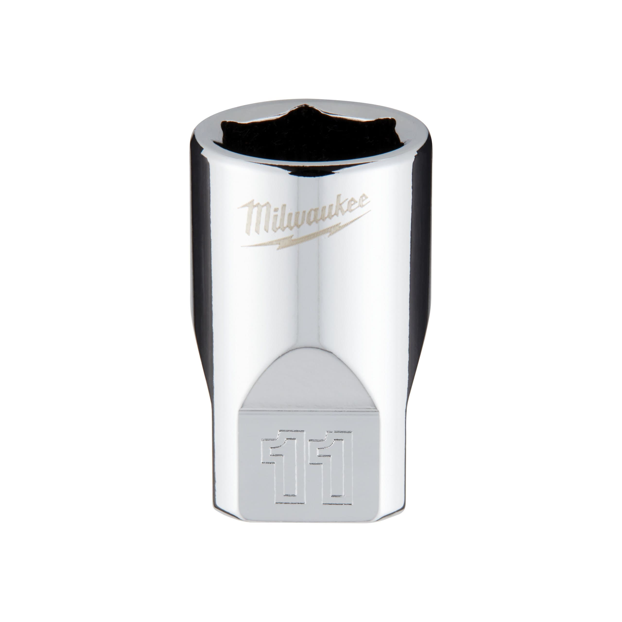 Milwaukee 1/4 Drive Socket - Metric Standard - 11 mm