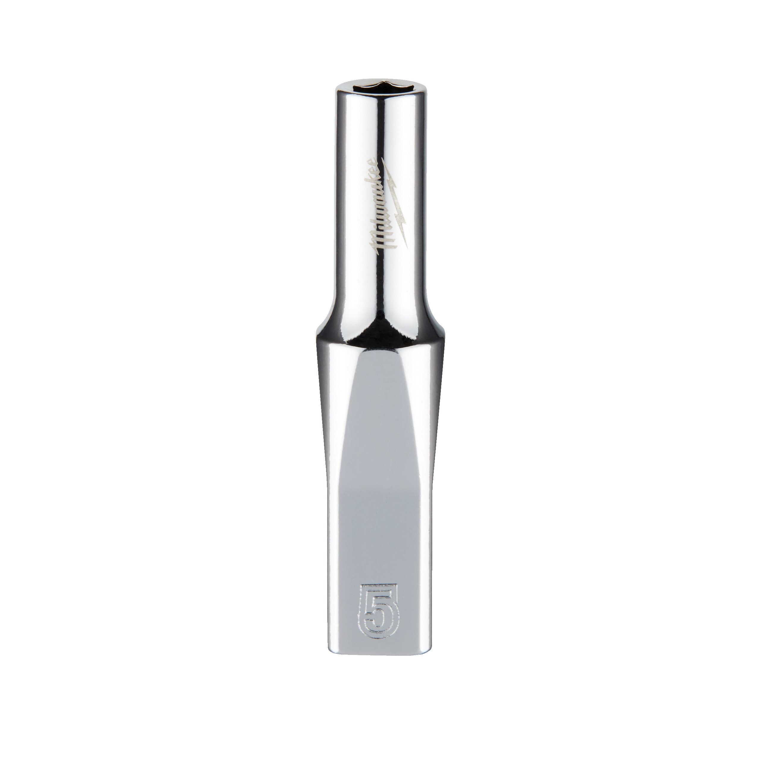 Milwaukee 1/4 Drive Socket - Metric Deep - 5 mm