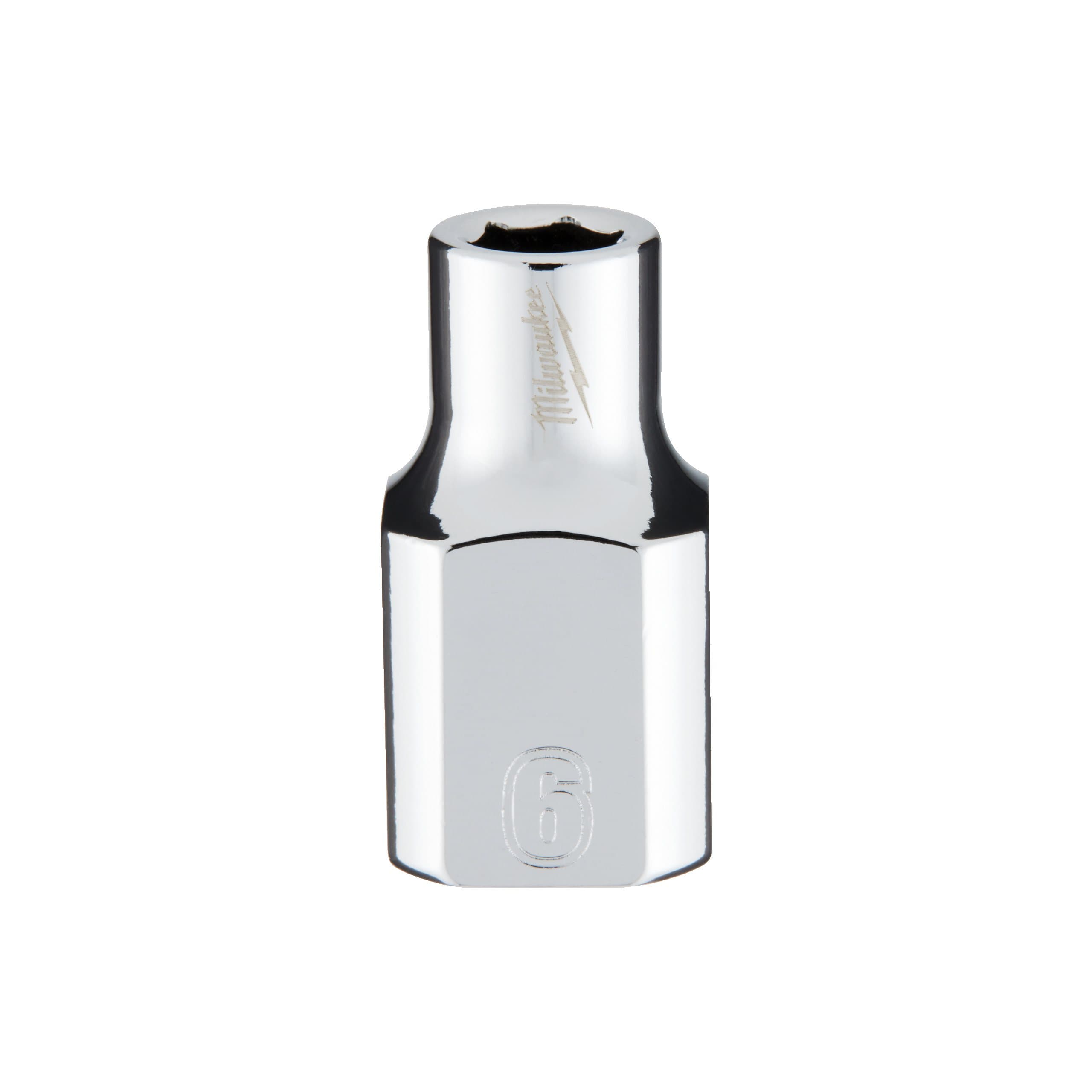 Milwaukee 3/8 Drive Socket - Metric Standard - 6 mm