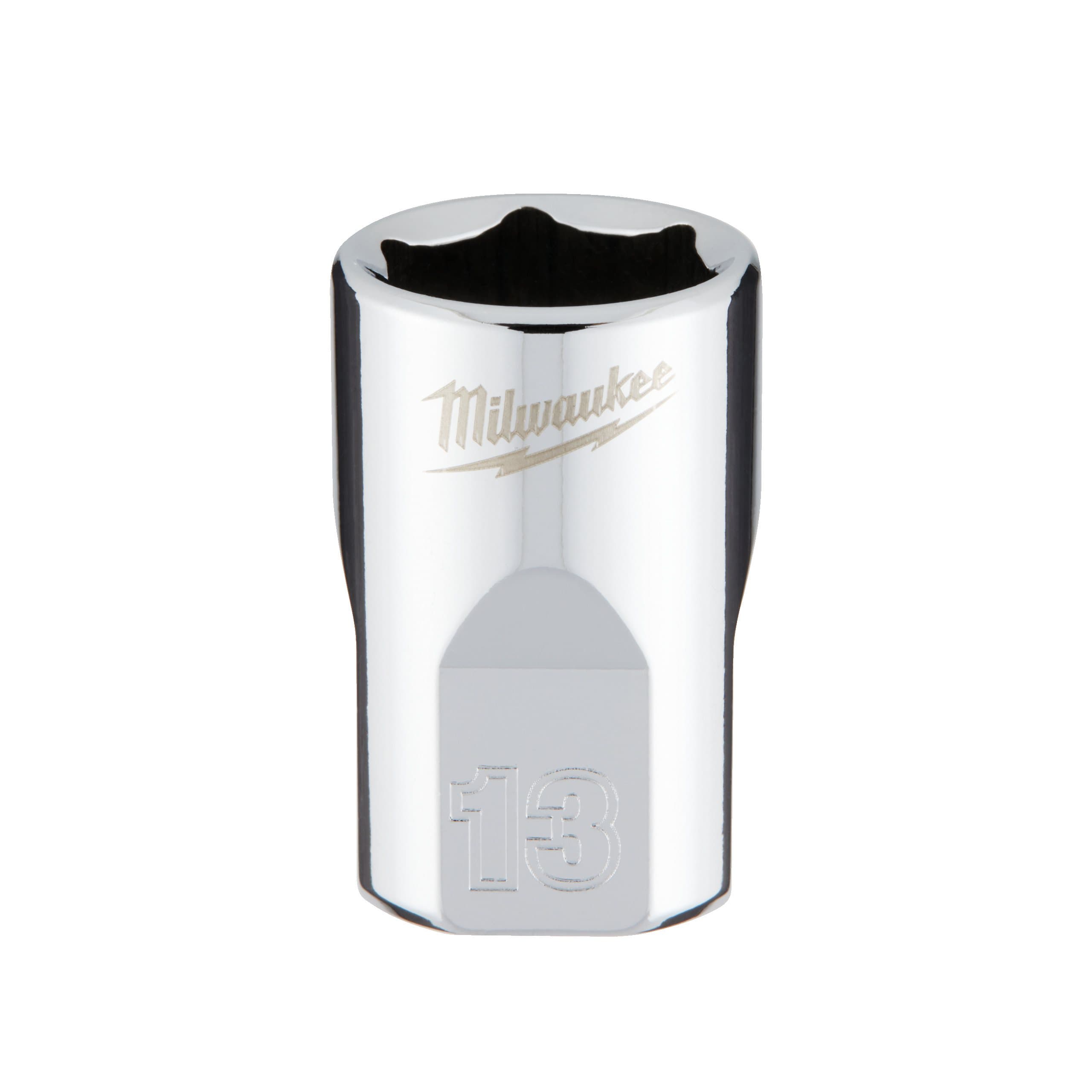 Milwaukee 3/8 Drive Socket - Metric Standard - 13 mm