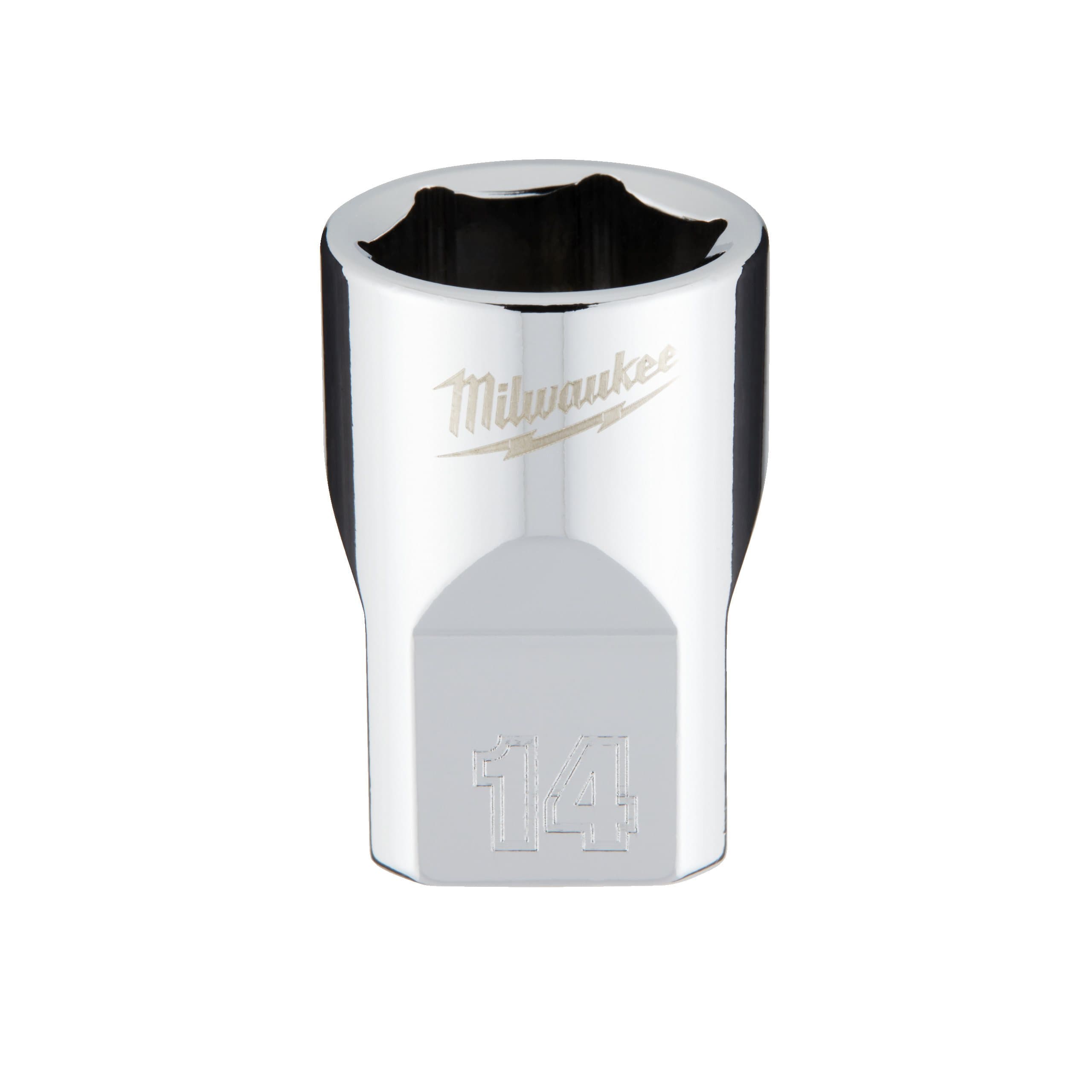 Milwaukee 3/8 Drive Socket - Metric Standard - 14 mm