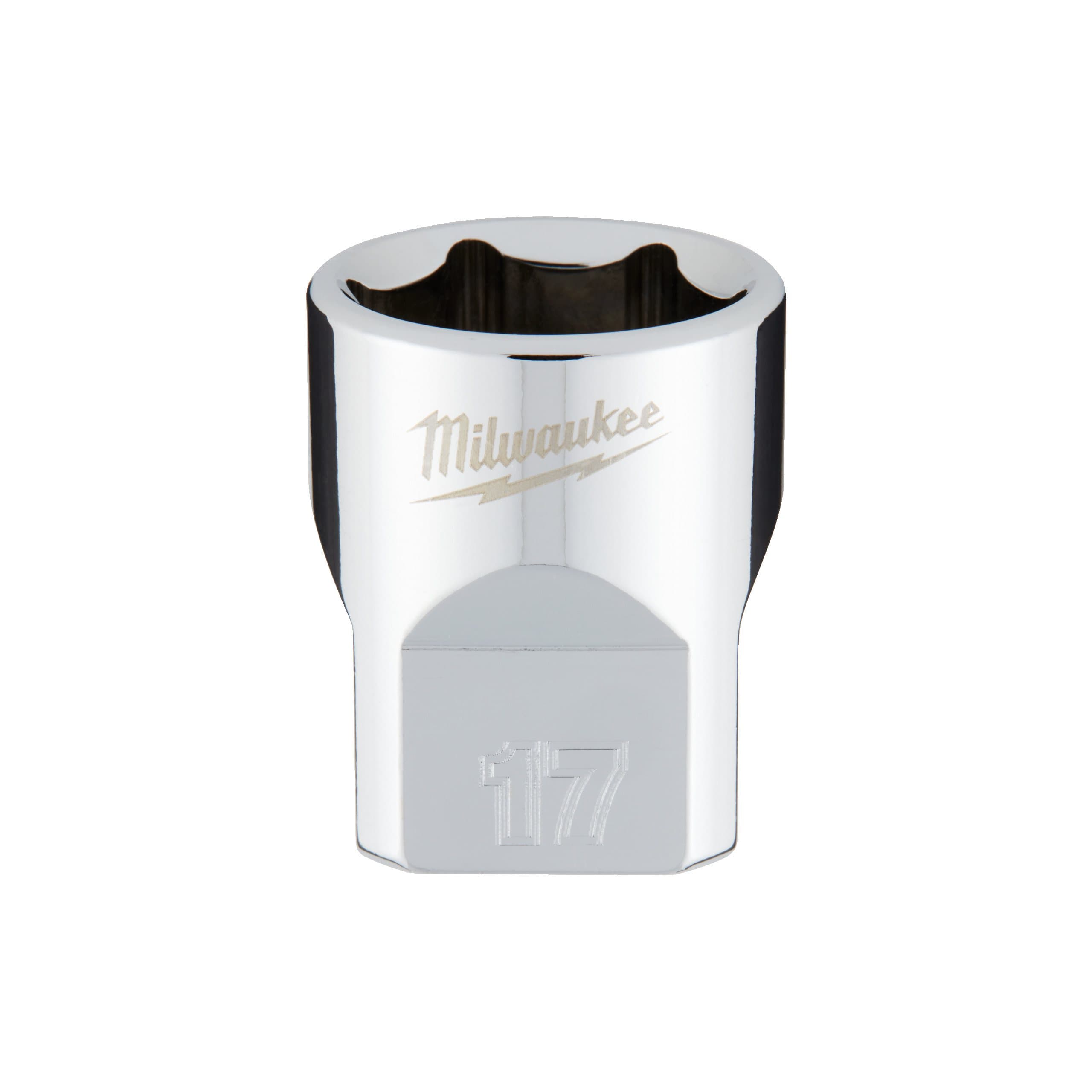 Milwaukee 3/8 Drive Socket - Metric Standard - 17 mm