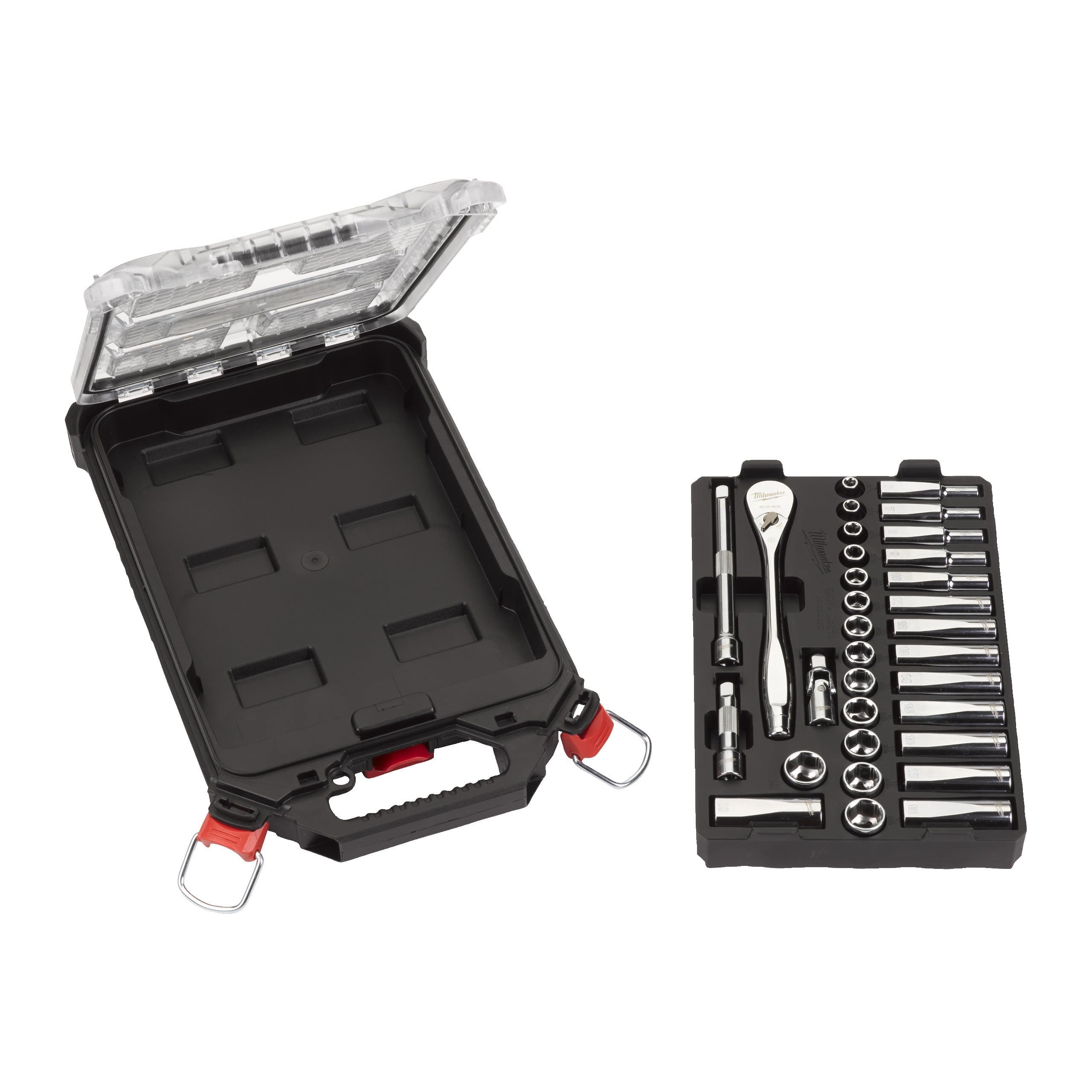 Milwaukee 3/8" Metric 32 pc Ratchet & Socket PACKOUT Set