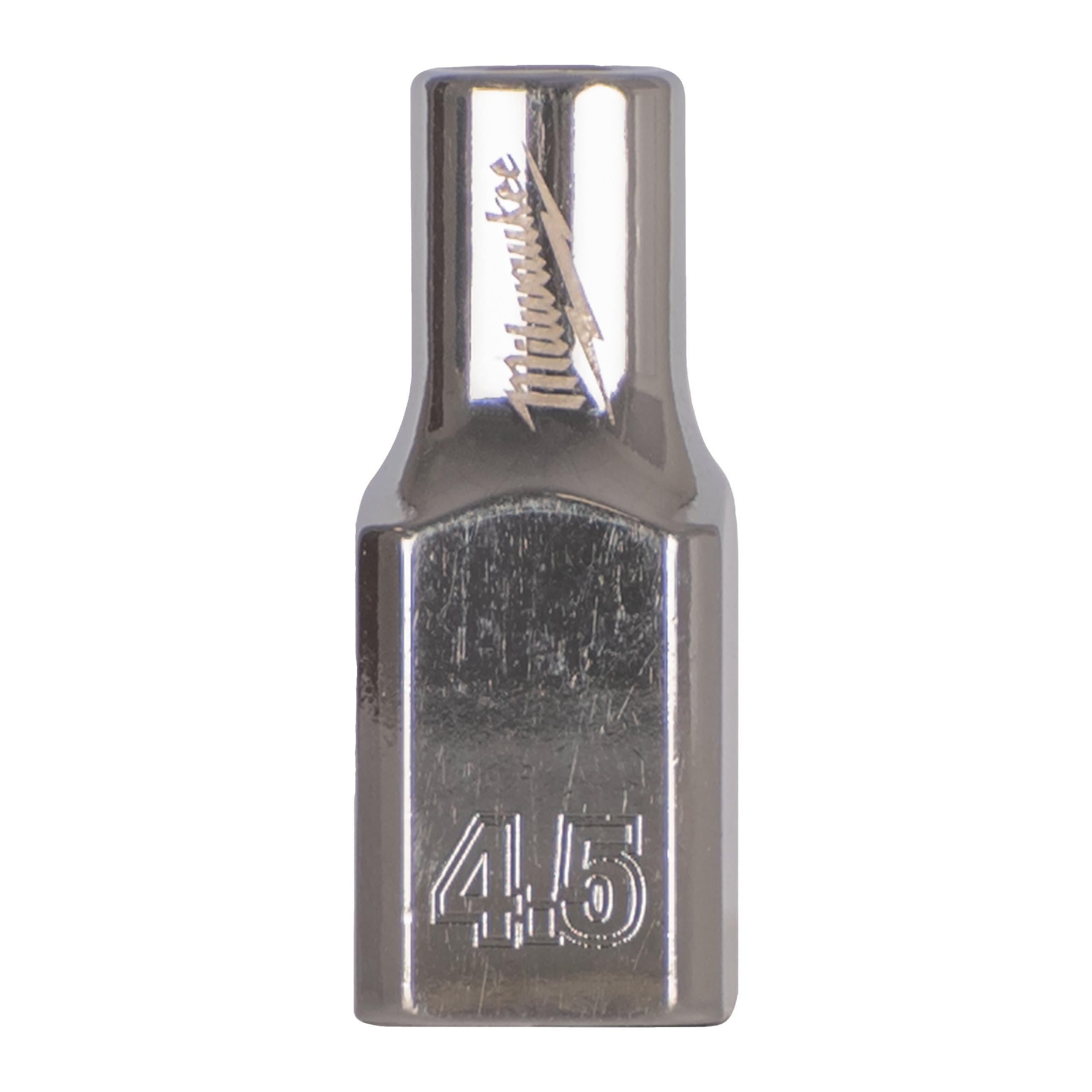 Milwaukee 1/4 Drive Socket - Metric Standard - 4.5 mm