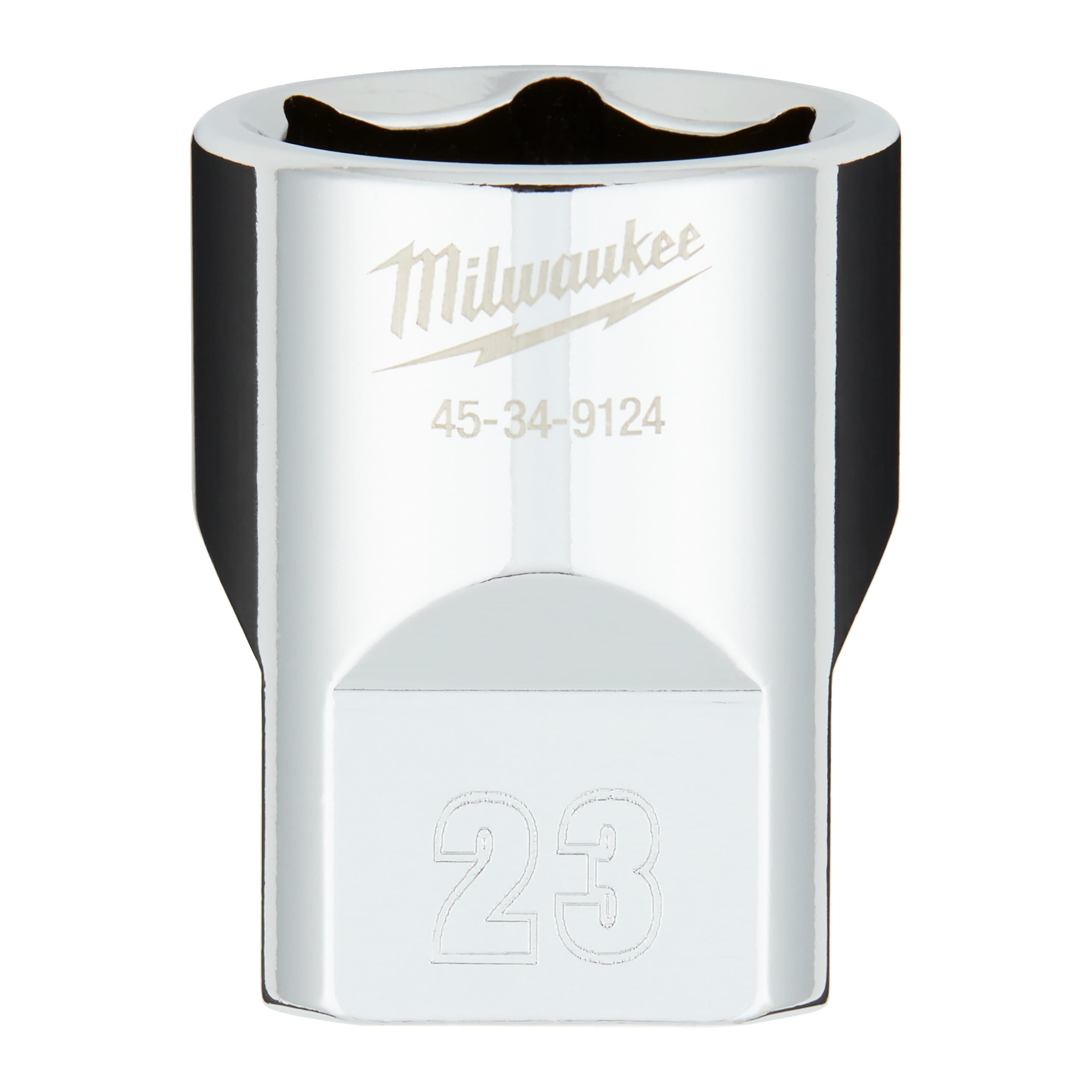 Milwaukee 1/2 Drive Socket Metric Standard - 23 mm