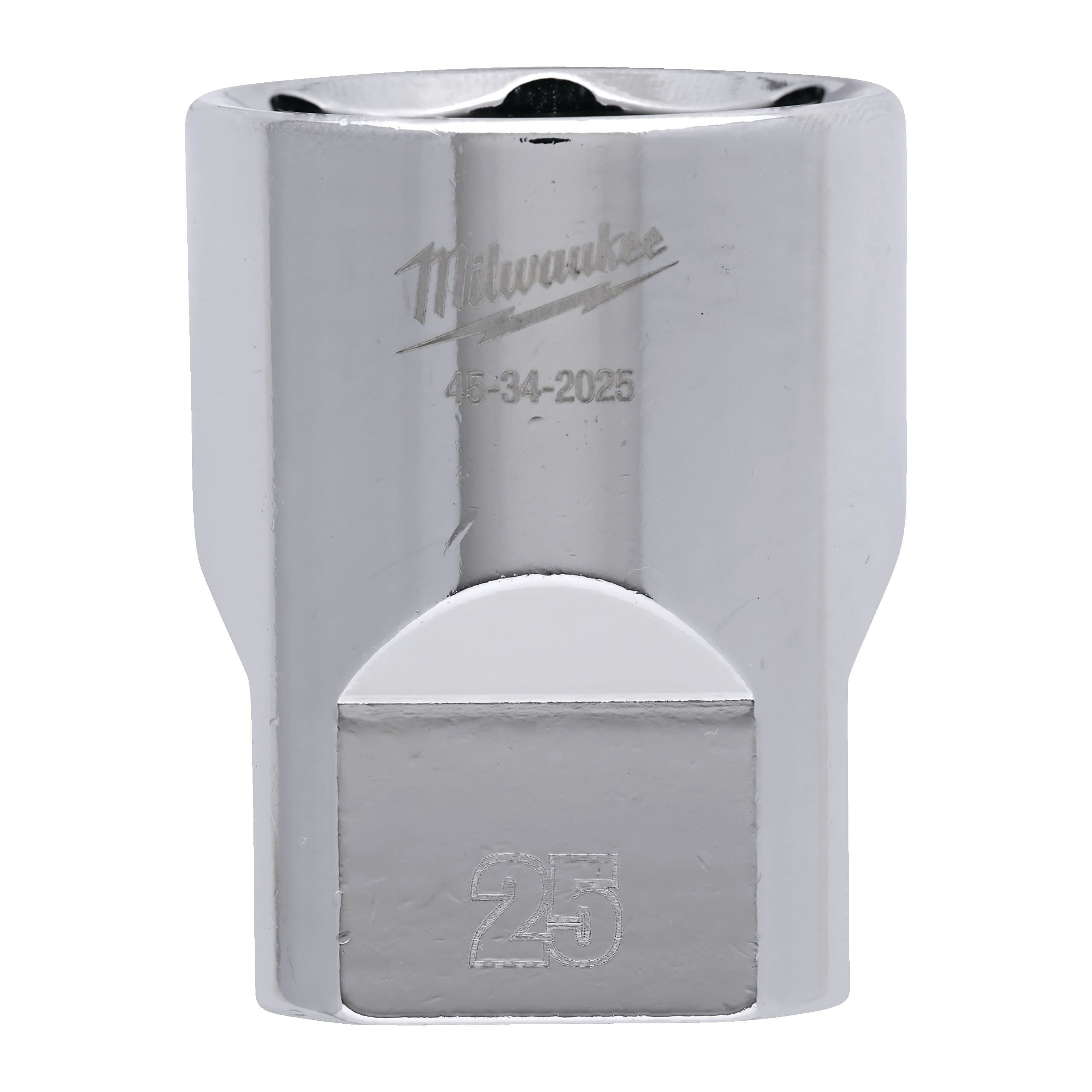 Milwaukee 1/2 Drive Socket Metric Standard - 25 mm