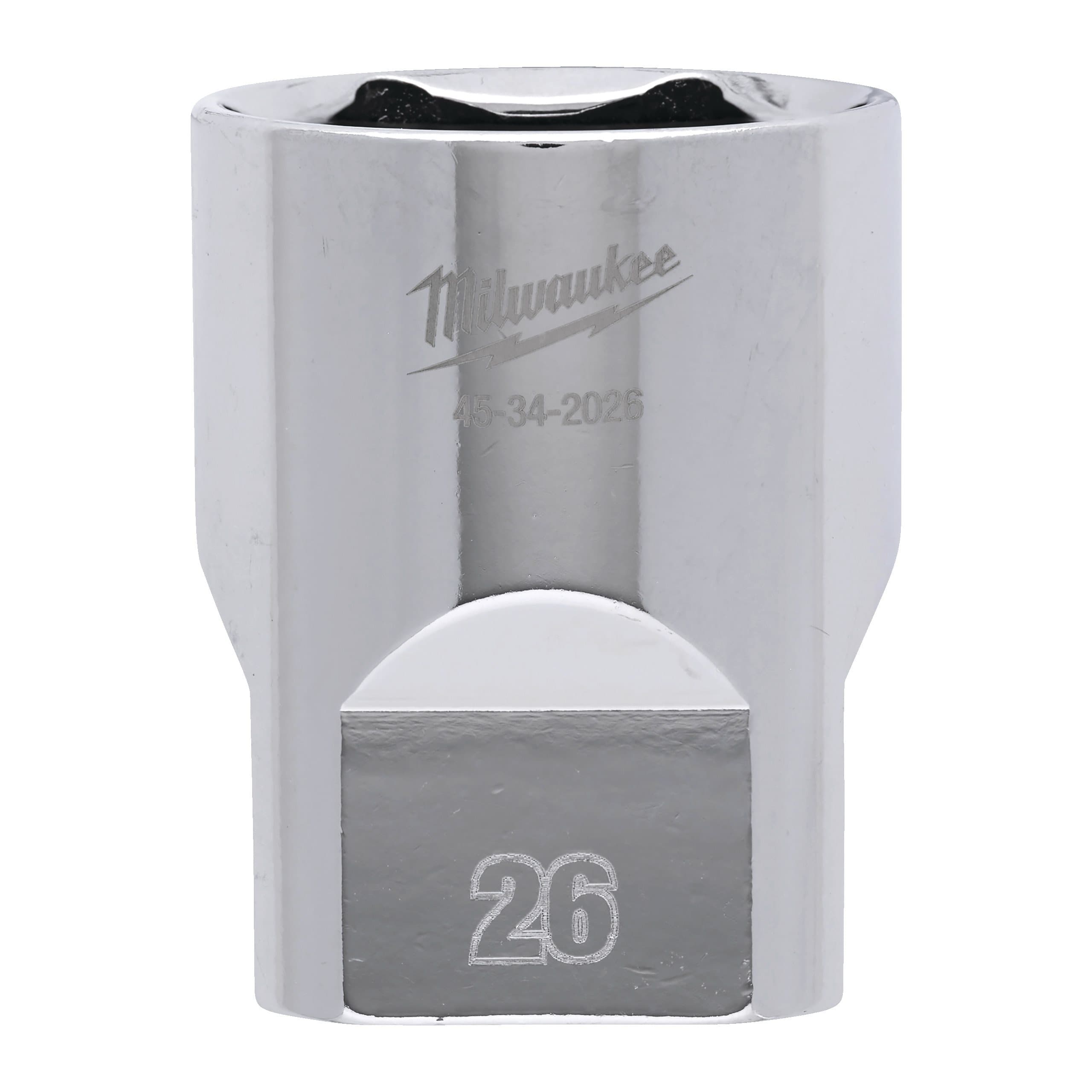 Milwaukee 1/2 Drive Socket Metric Standard - 26 mm