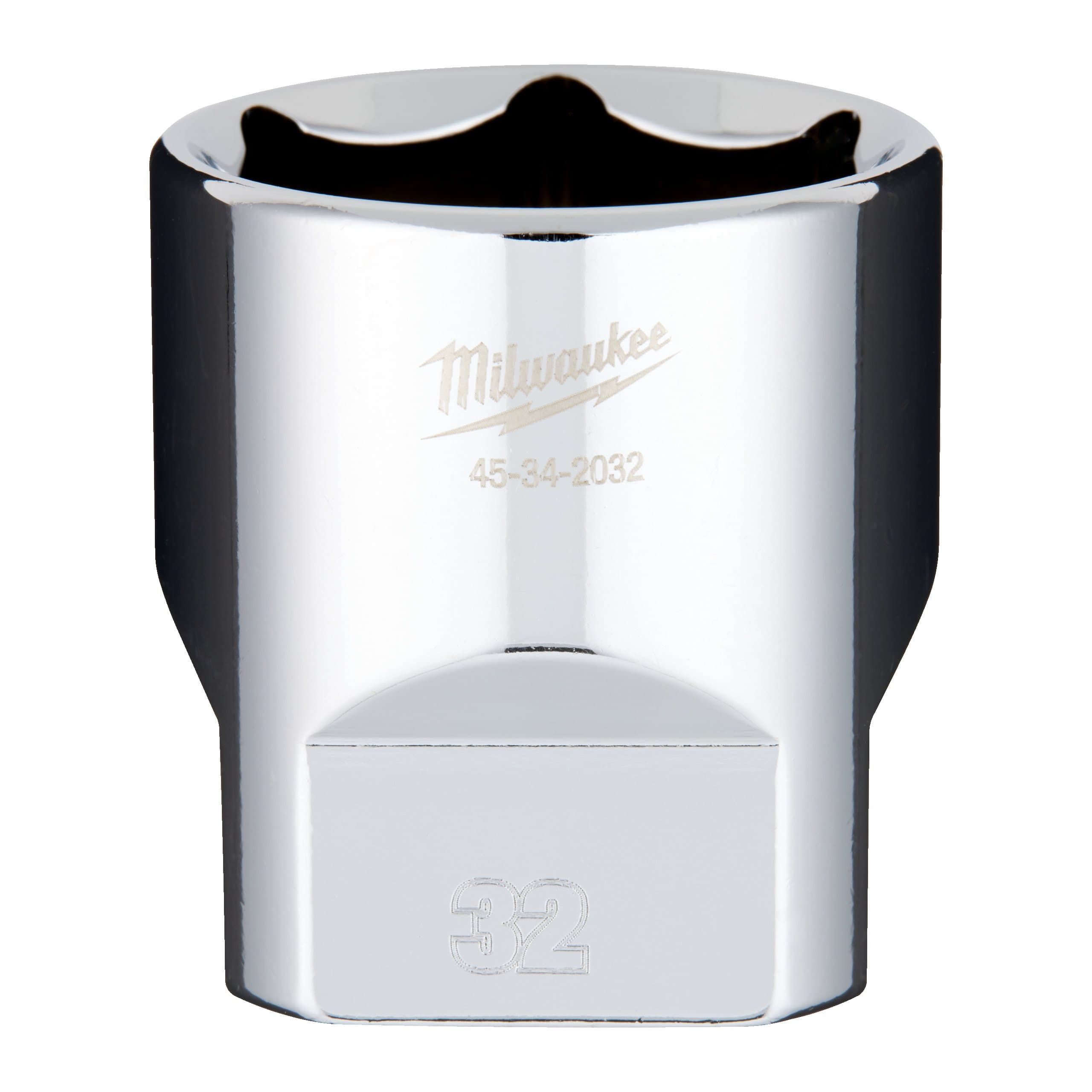 Milwaukee 1/2 Drive Socket Metric Standard - 32 mm
