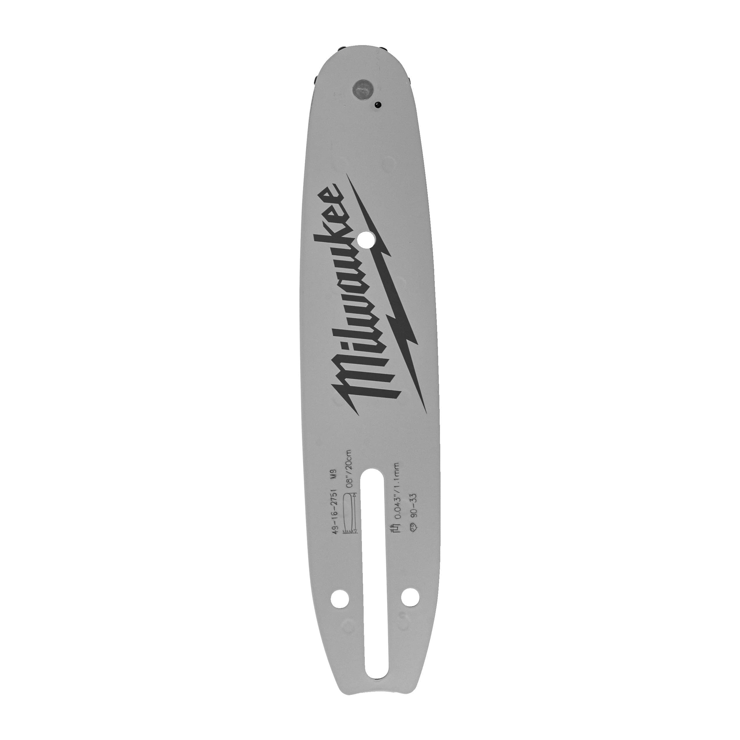 Milwaukee 20 cm/ 8" guide bar 3/8" x 1.1mm