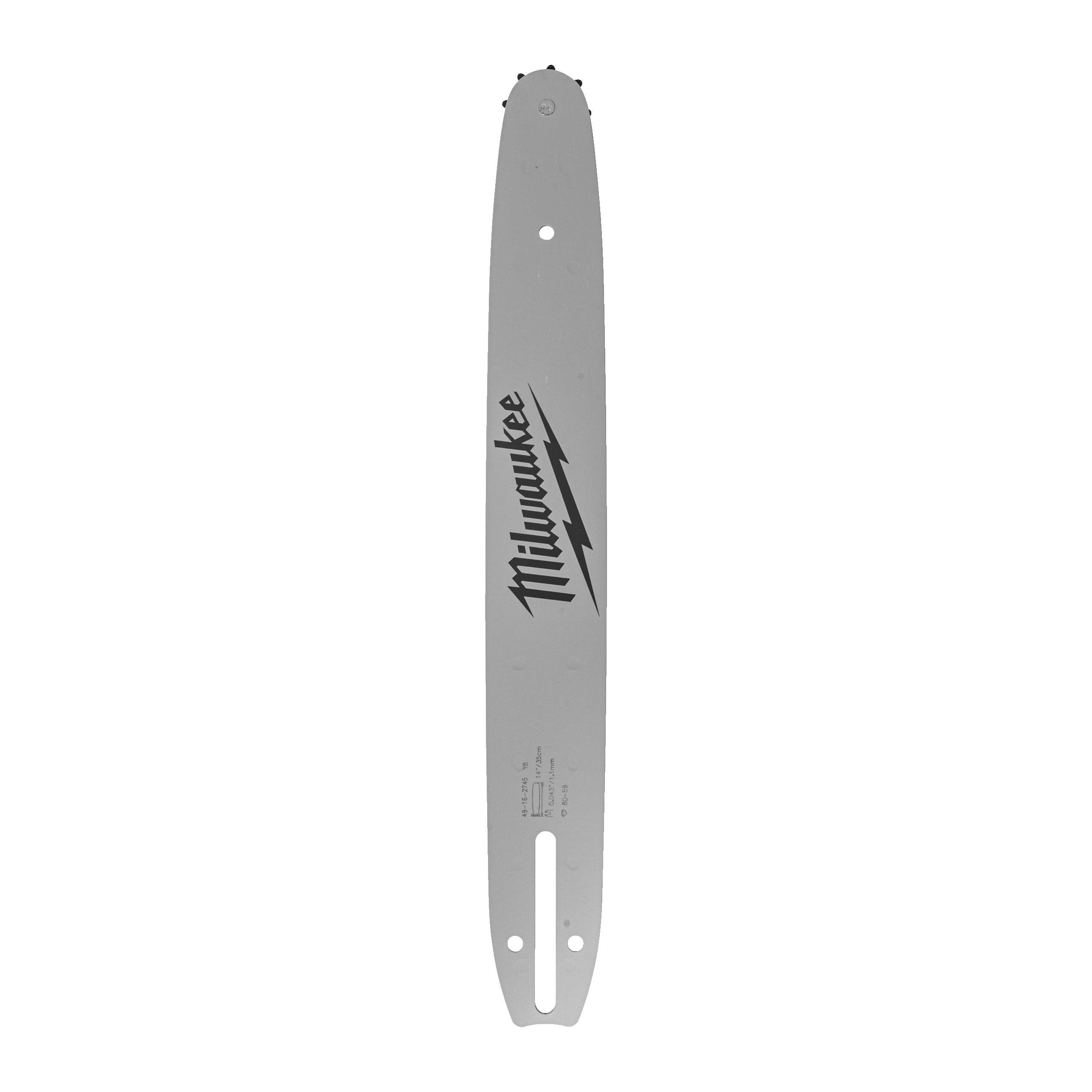 Milwaukee 35 cm/ 14" Guide Bar 0.325" x 1.1mm