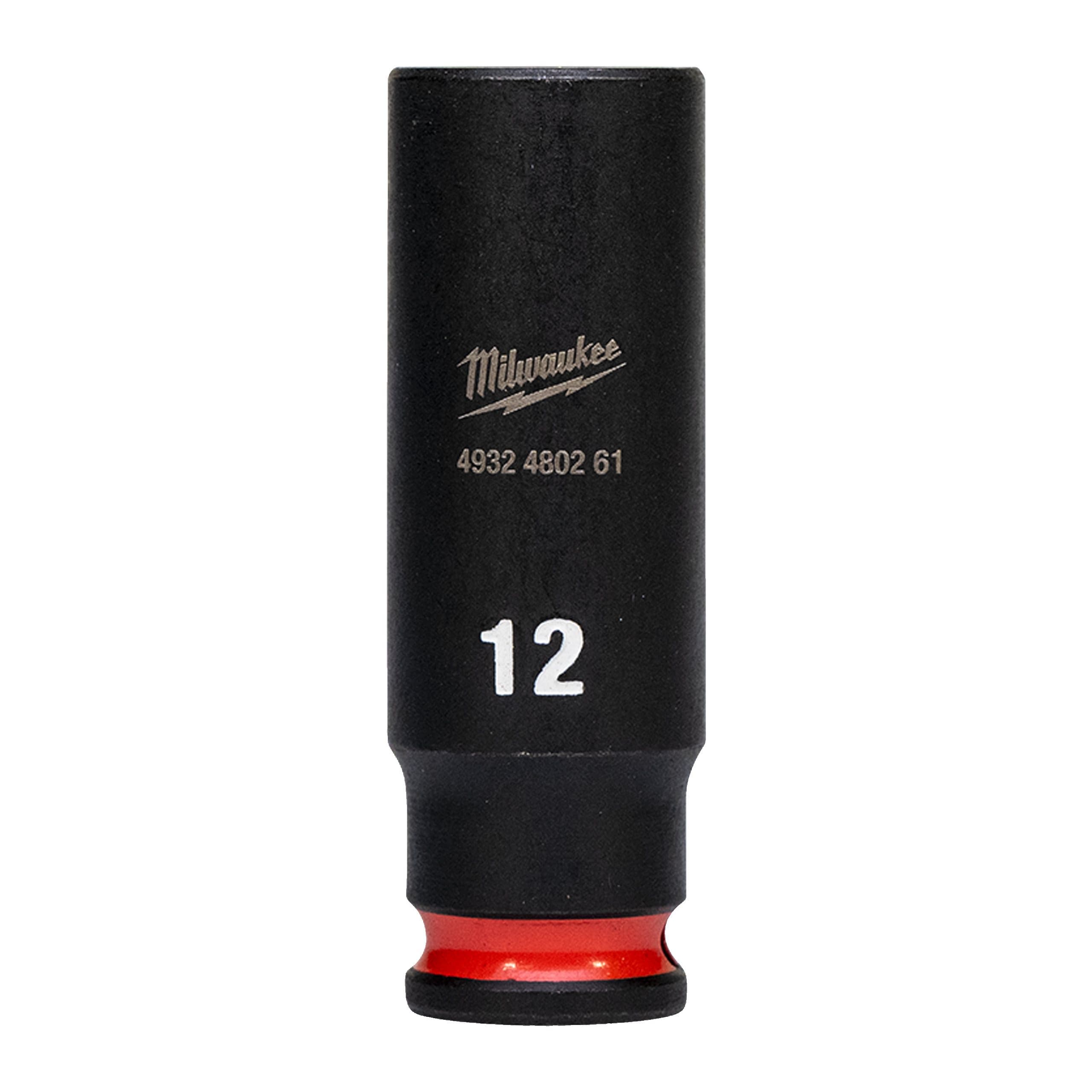 Milwaukee 12 mm 1/4" impact socket deep - 1 pc
