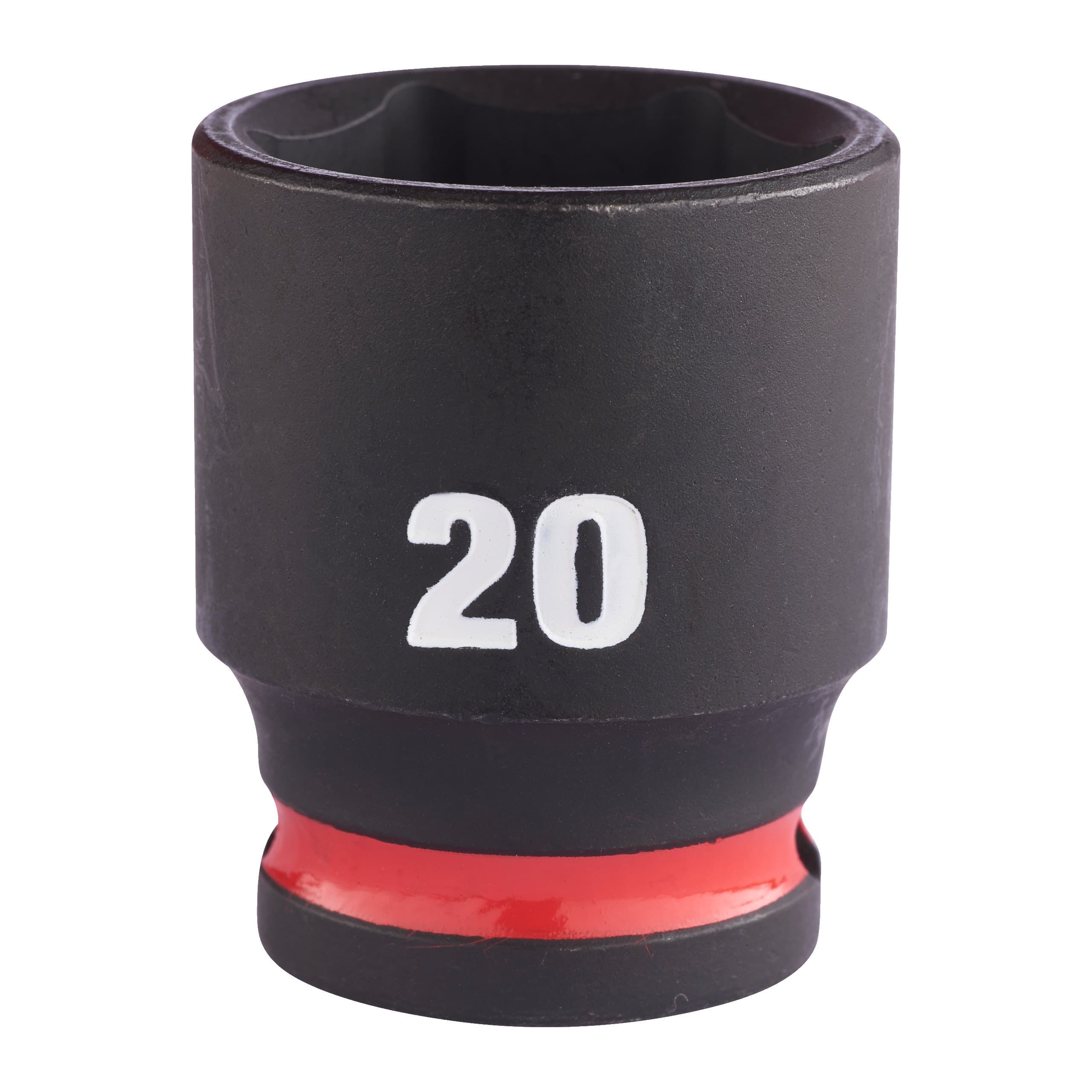 Milwaukee 20 mm 3/8" impact socket STD - 1 pc
