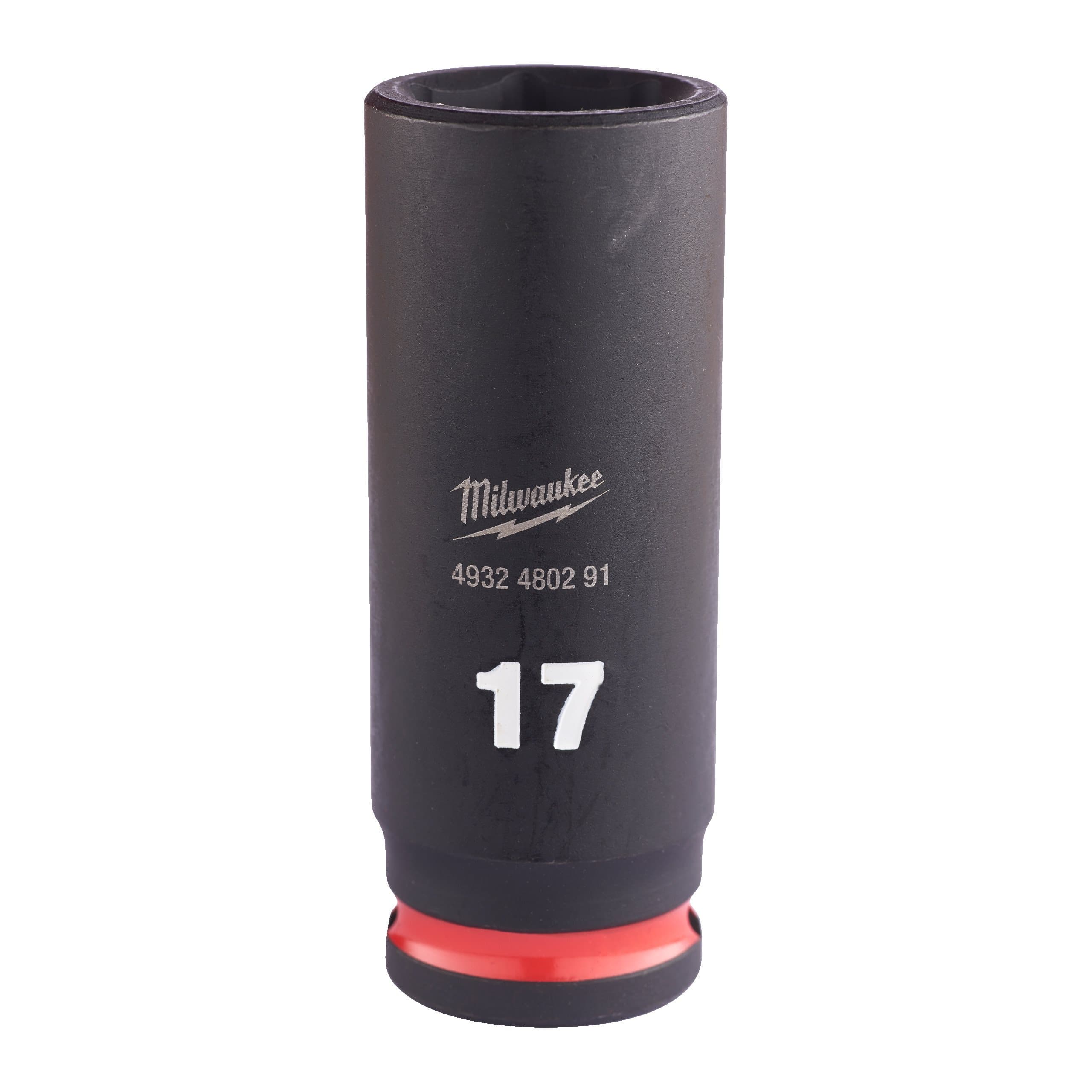 Milwaukee 17 mm 3/8" impact socket deep - 1 pc