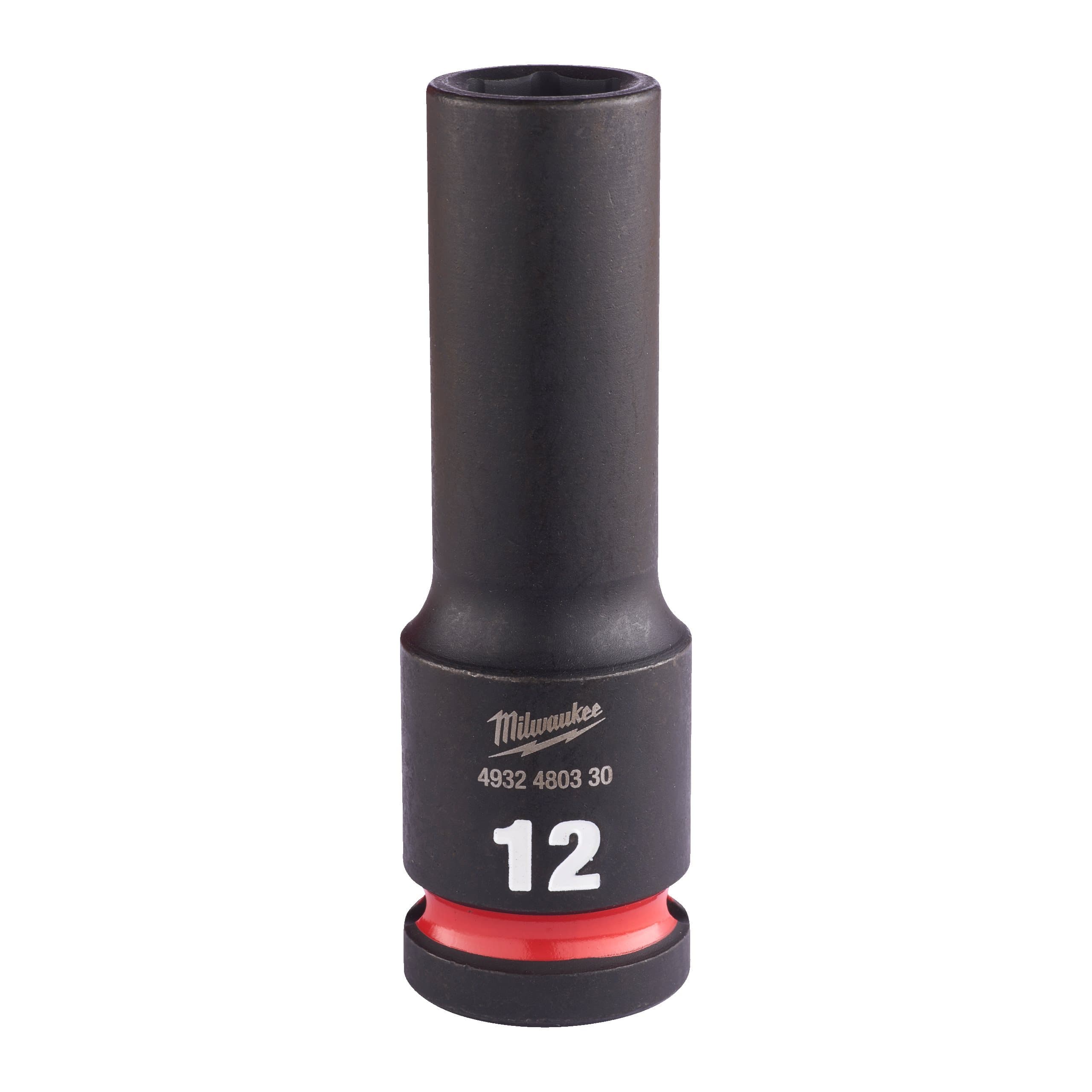 Milwaukee 12 mm 1/2" impact socket deep - 1pc