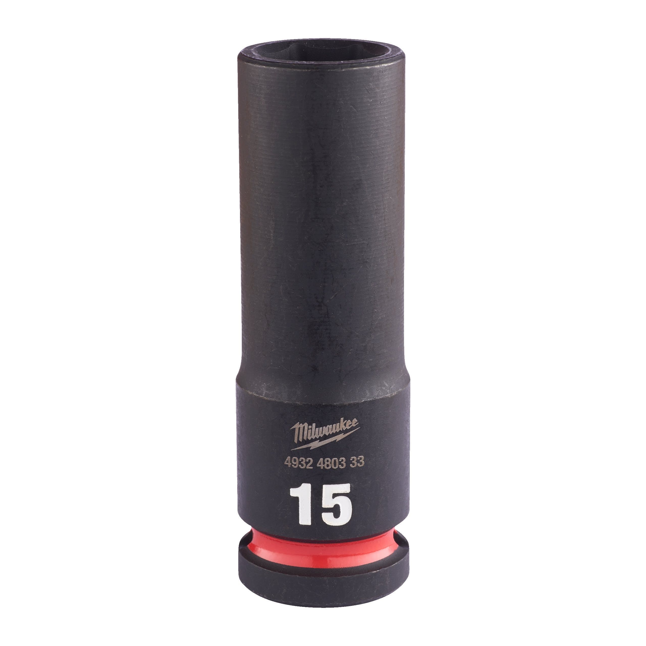 Milwaukee 15 mm 1/2" impact socket deep - 1pc