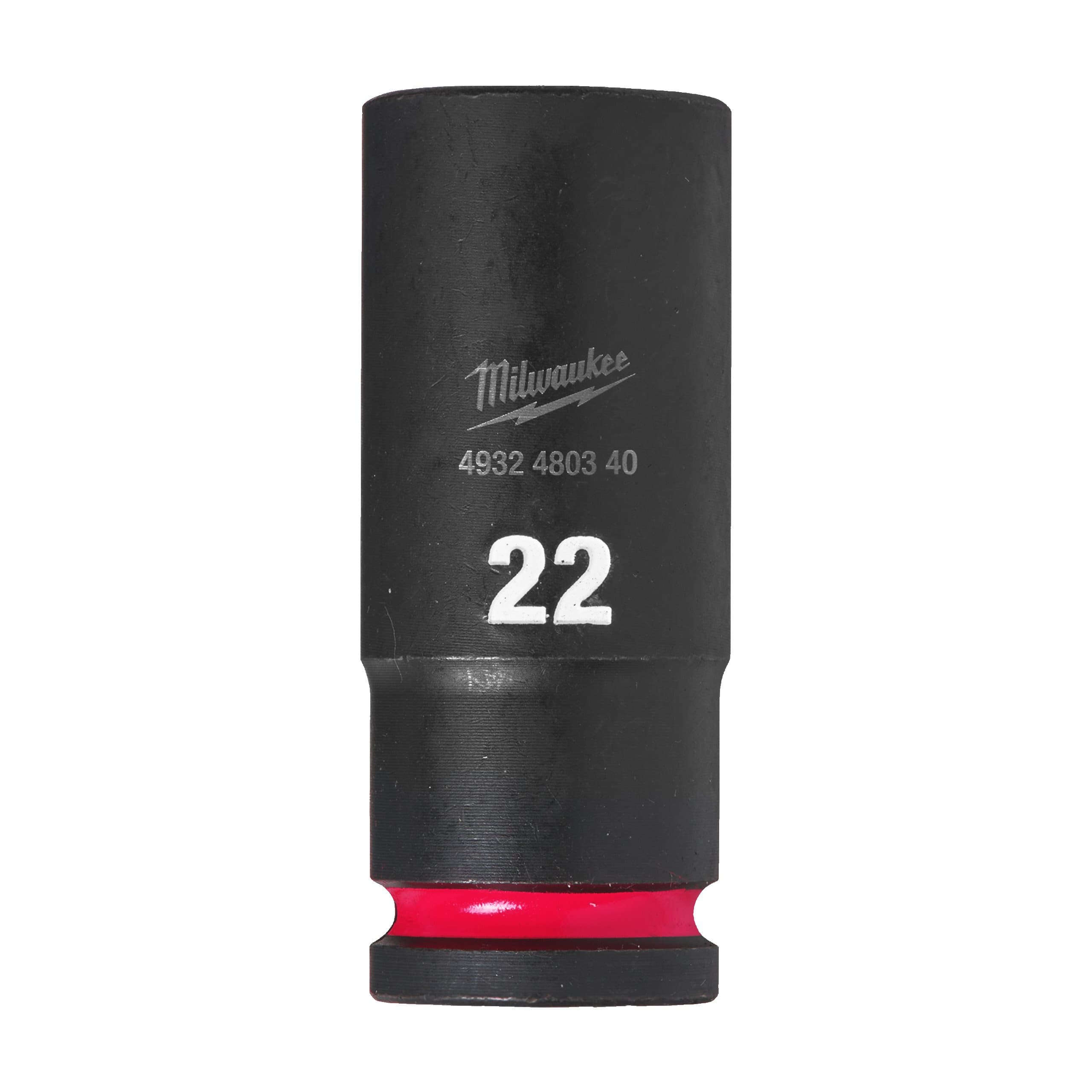 Milwaukee 22 mm 1/2" impact socket deep - 1pc