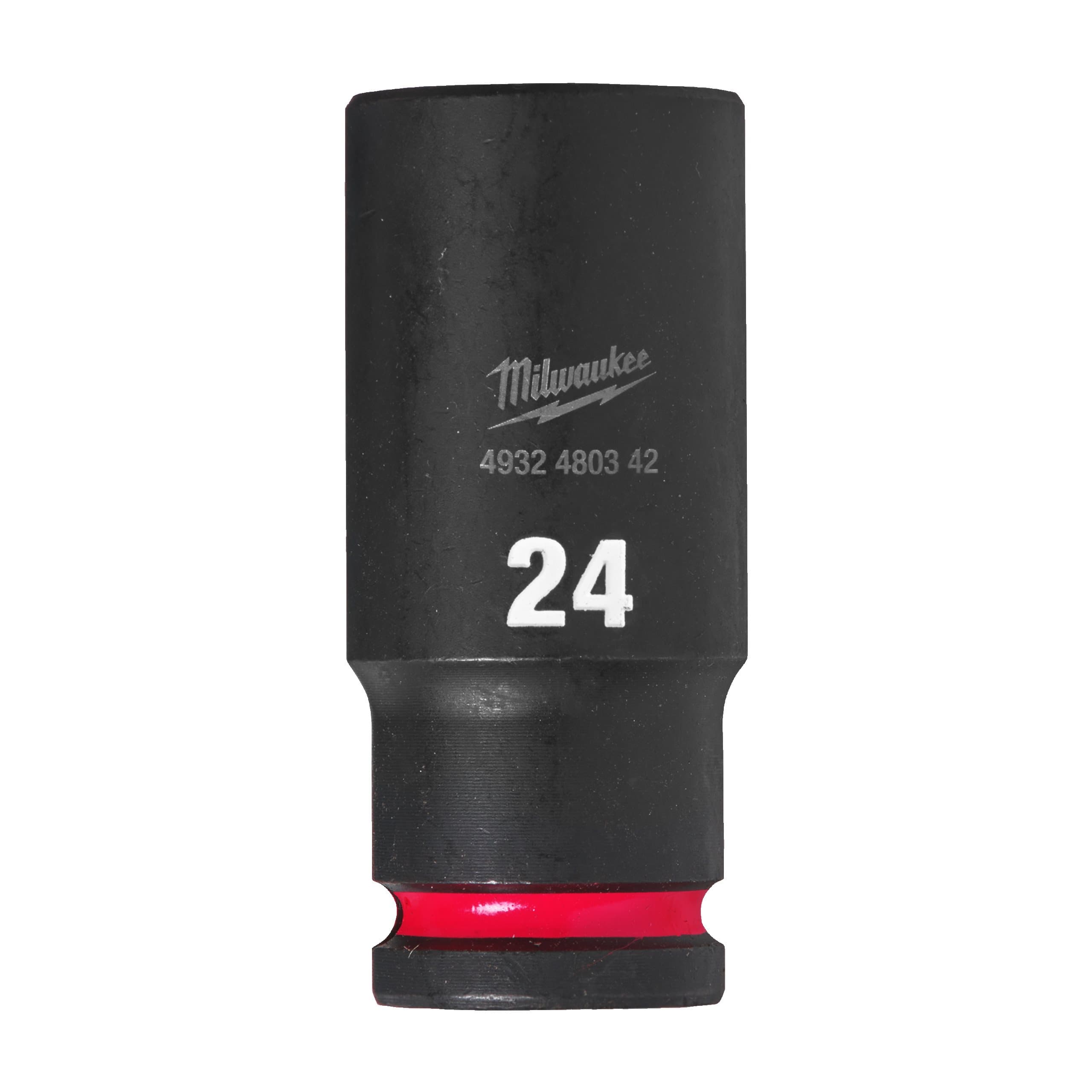 Milwaukee 24 mm 1/2" impact socket deep - 1pc