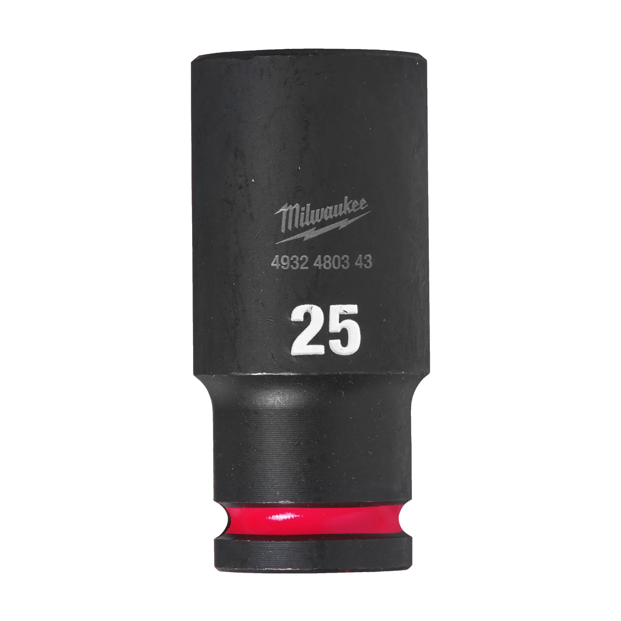 Milwaukee 25 mm 1/2" impact socket deep - 1pc