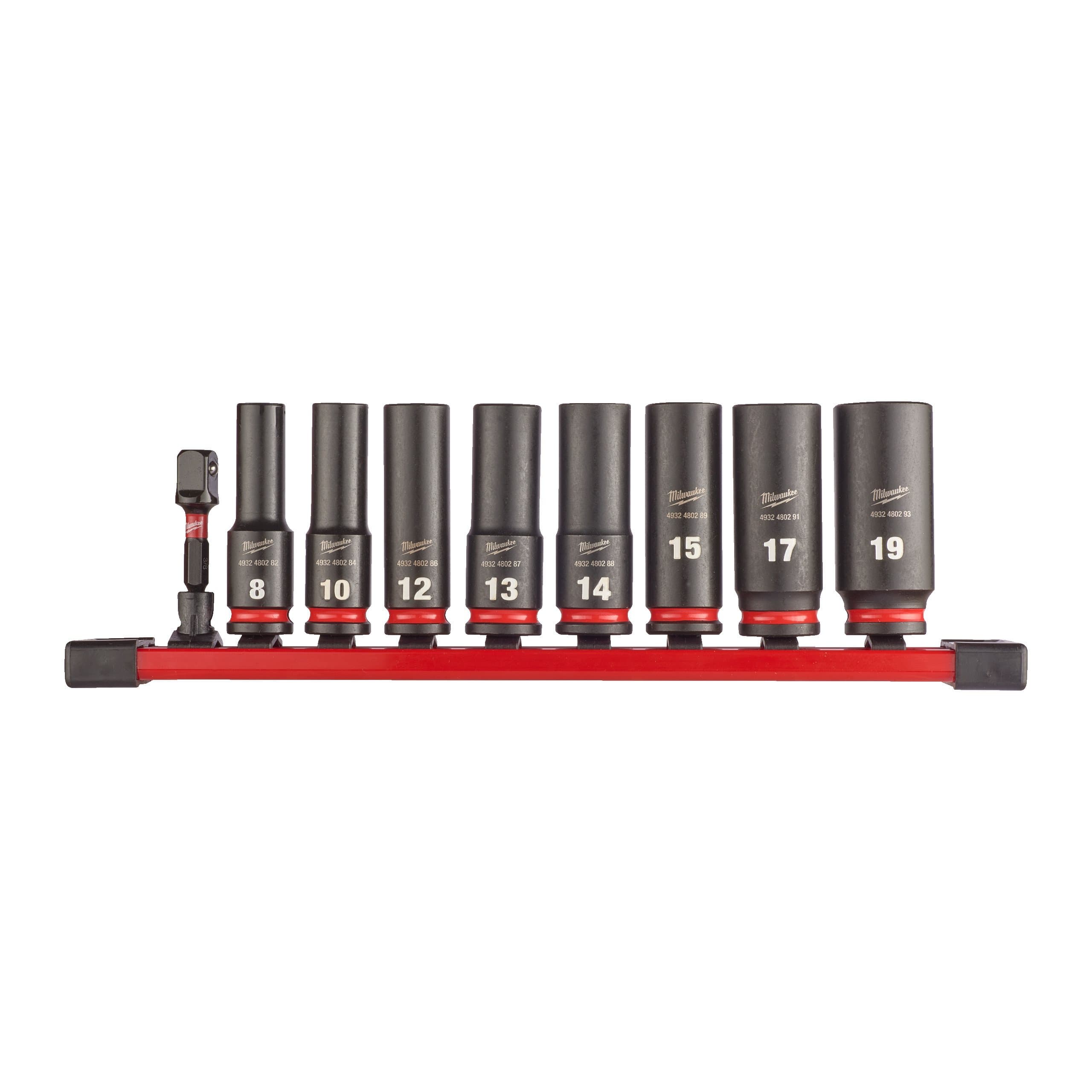 Milwaukee 3/8" impact socket deep set-9pc