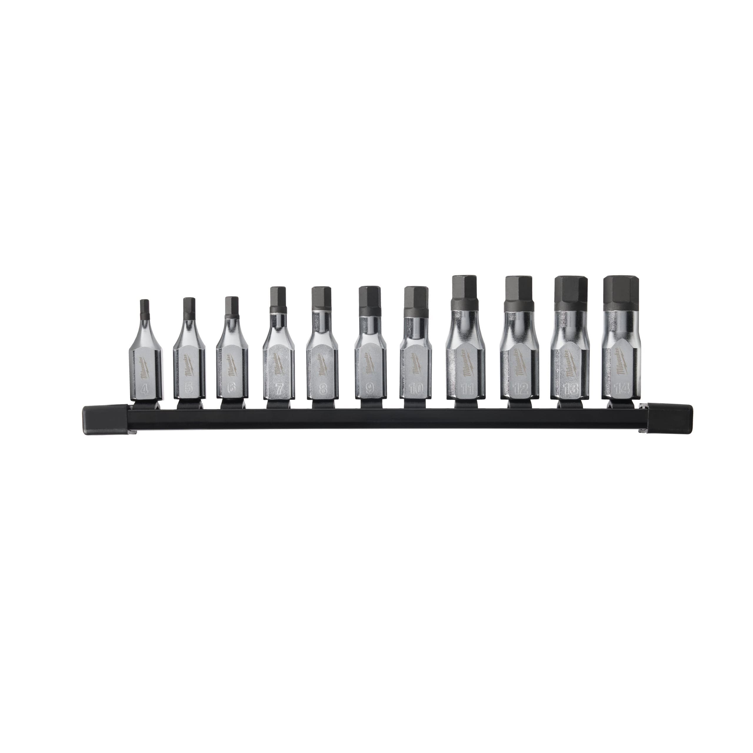 Milwaukee 3/8" Drive Metric Hex Bit Socket Set - 11 pc