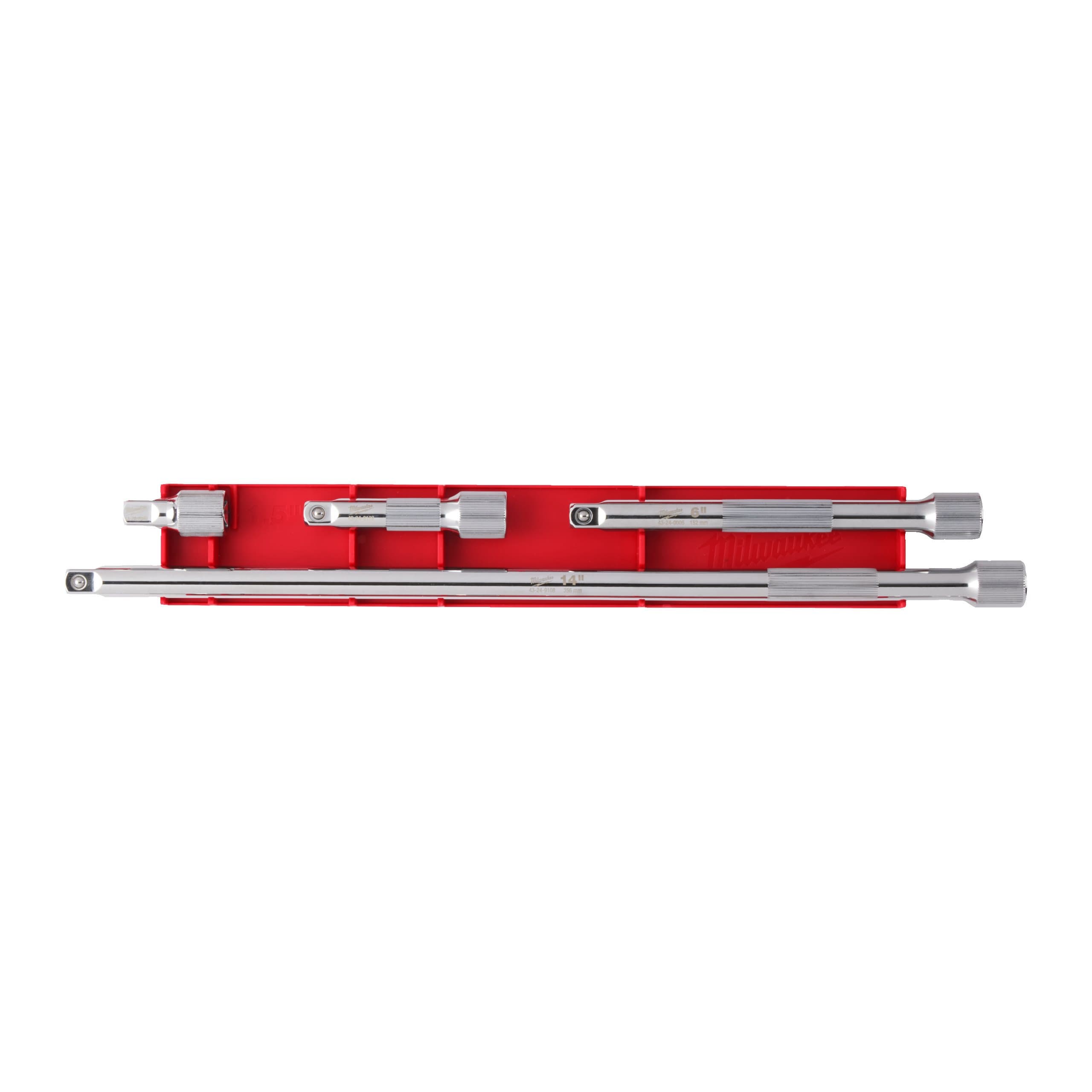 Milwaukee 3/8" Drive Extension Set - 4 pc